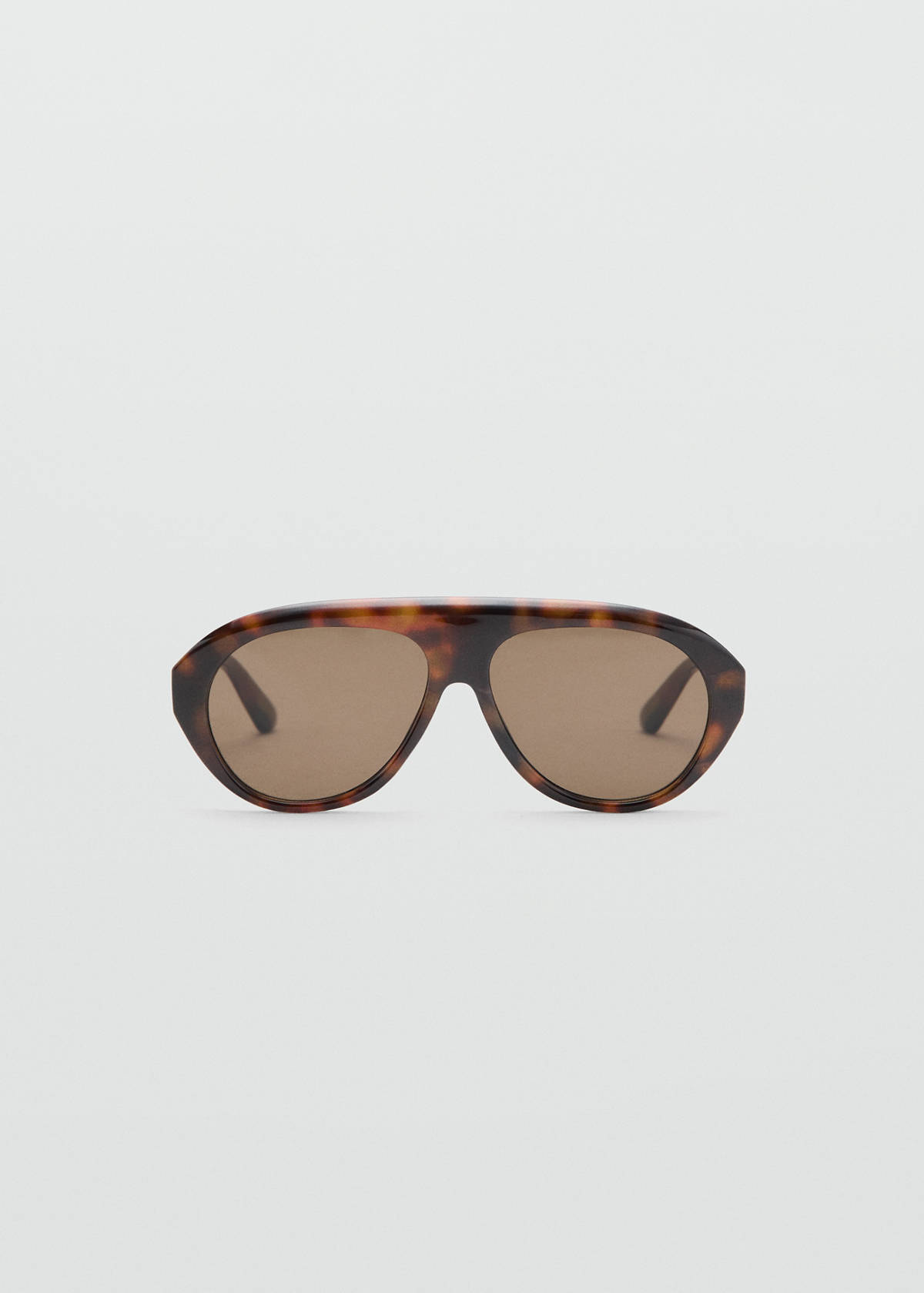Tortoiseshell frame sunglasses — Chocolate