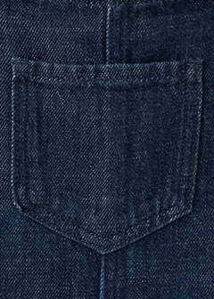 Pocket denim pinafore dress — Open Blue 5