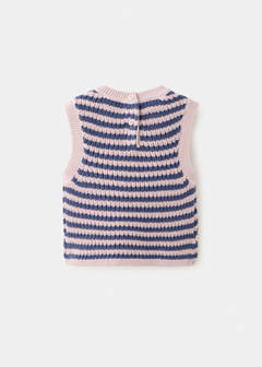 Striped knitted gilet — Light/Pastel Purple 5