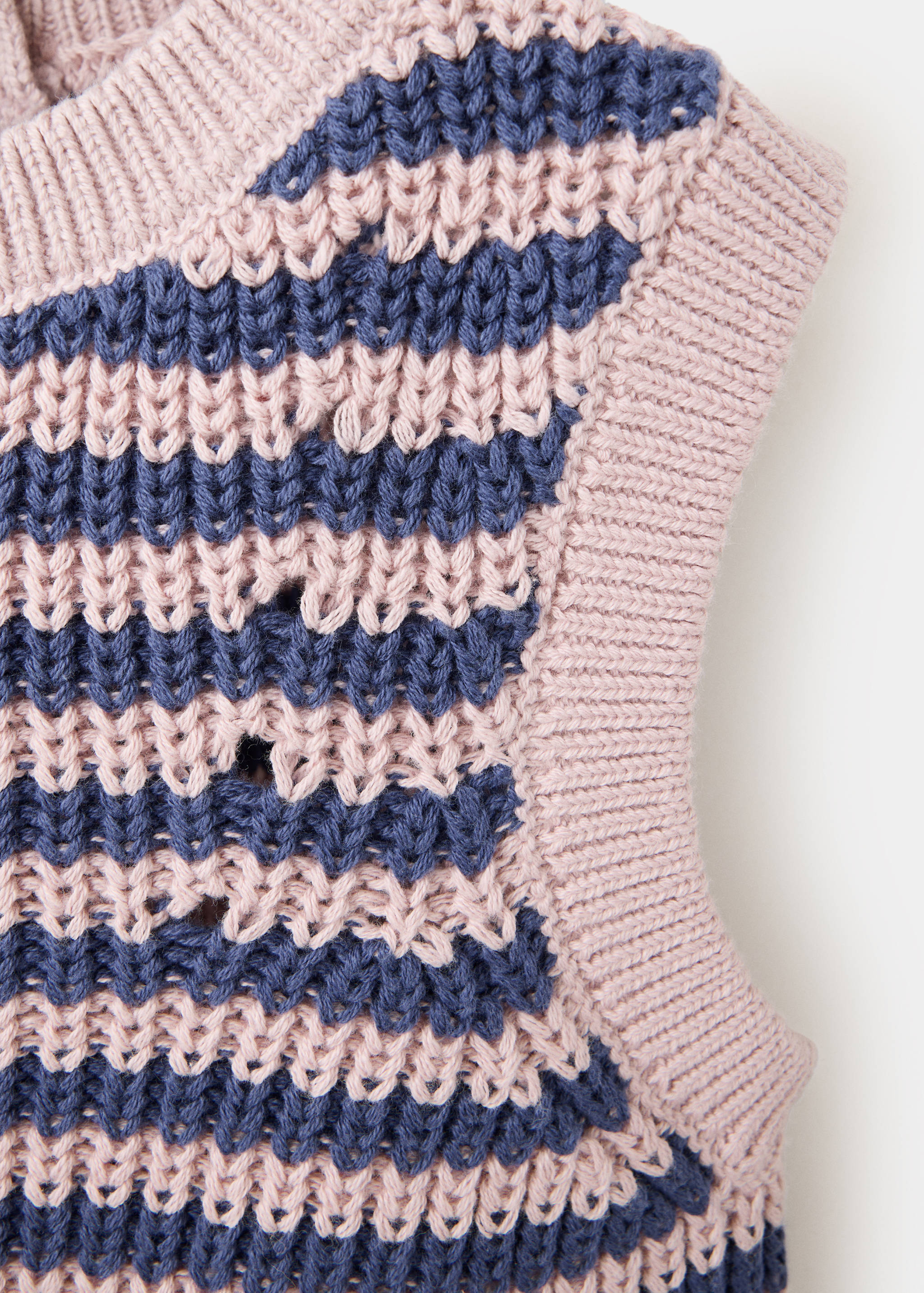 Gilet maille rayures - Détail de l'article 8