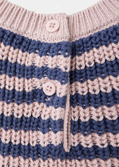 Striped knitted gilet — Light/Pastel Purple 6