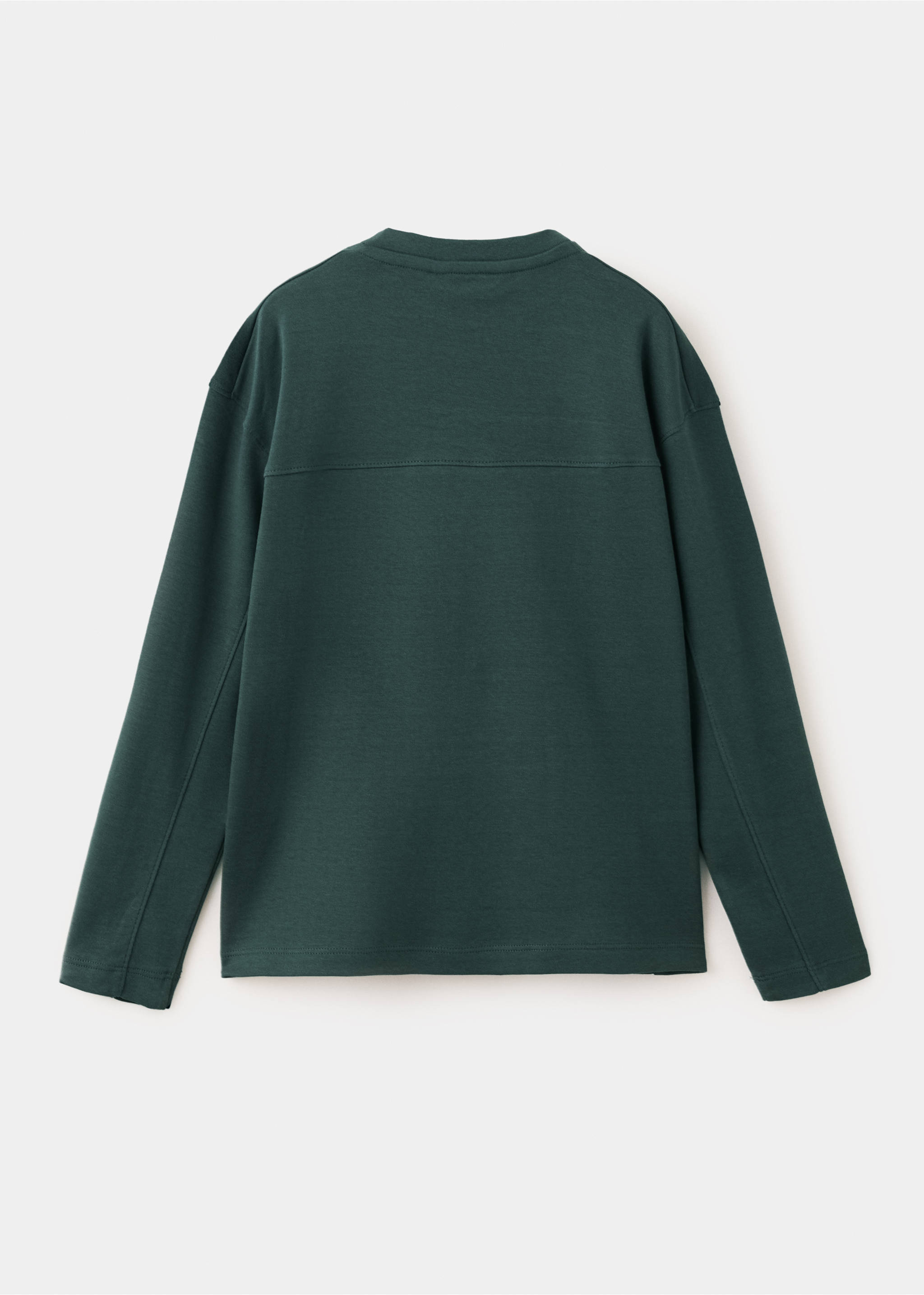 T-shirt nubasic - Reverse of the article, Dark Green. Ref: 37064419-00.
