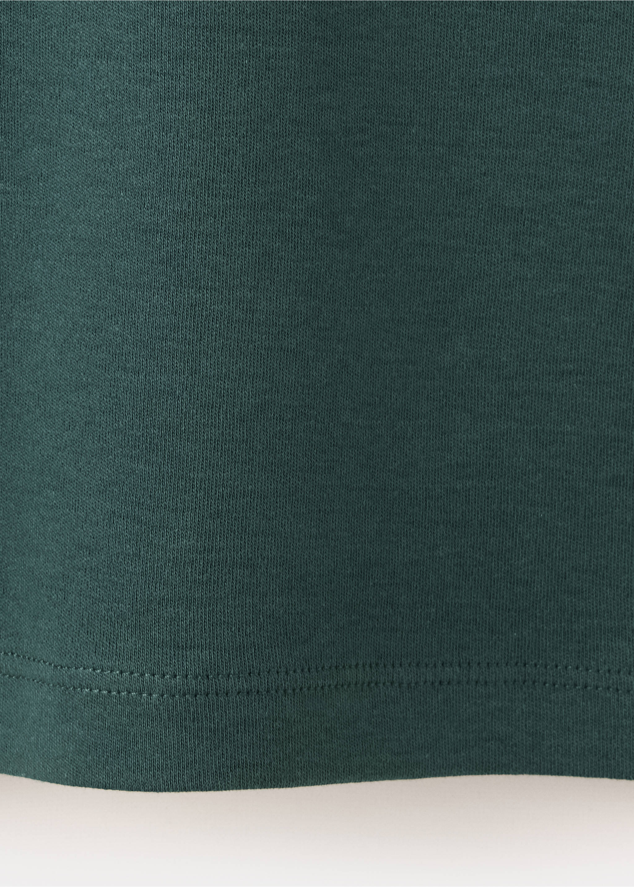 T-shirt nubasic - Details of the article 0, Dark Green. Ref: 37064419-00.