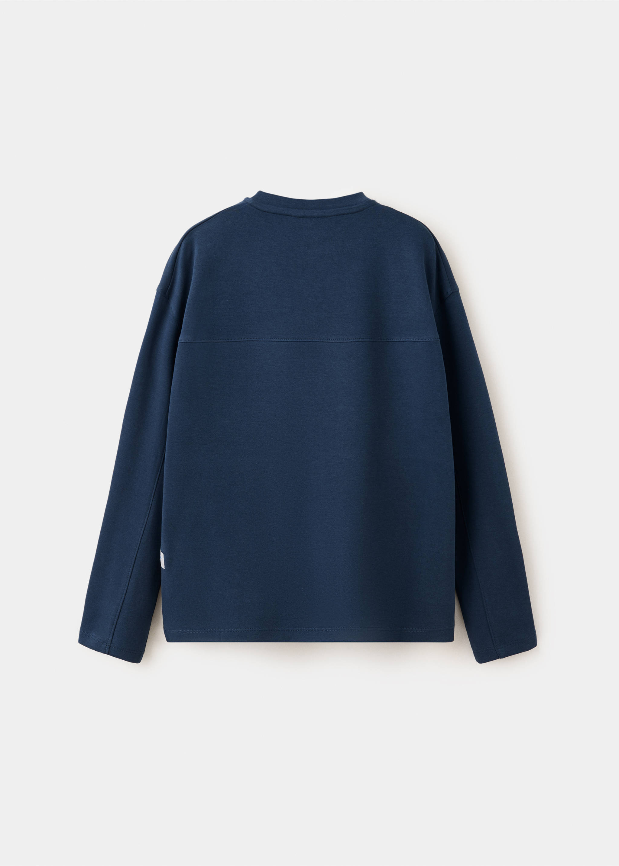 T-shirt nubasic - Verso de l’article, Bleu marine. Ref: 37064419-00.