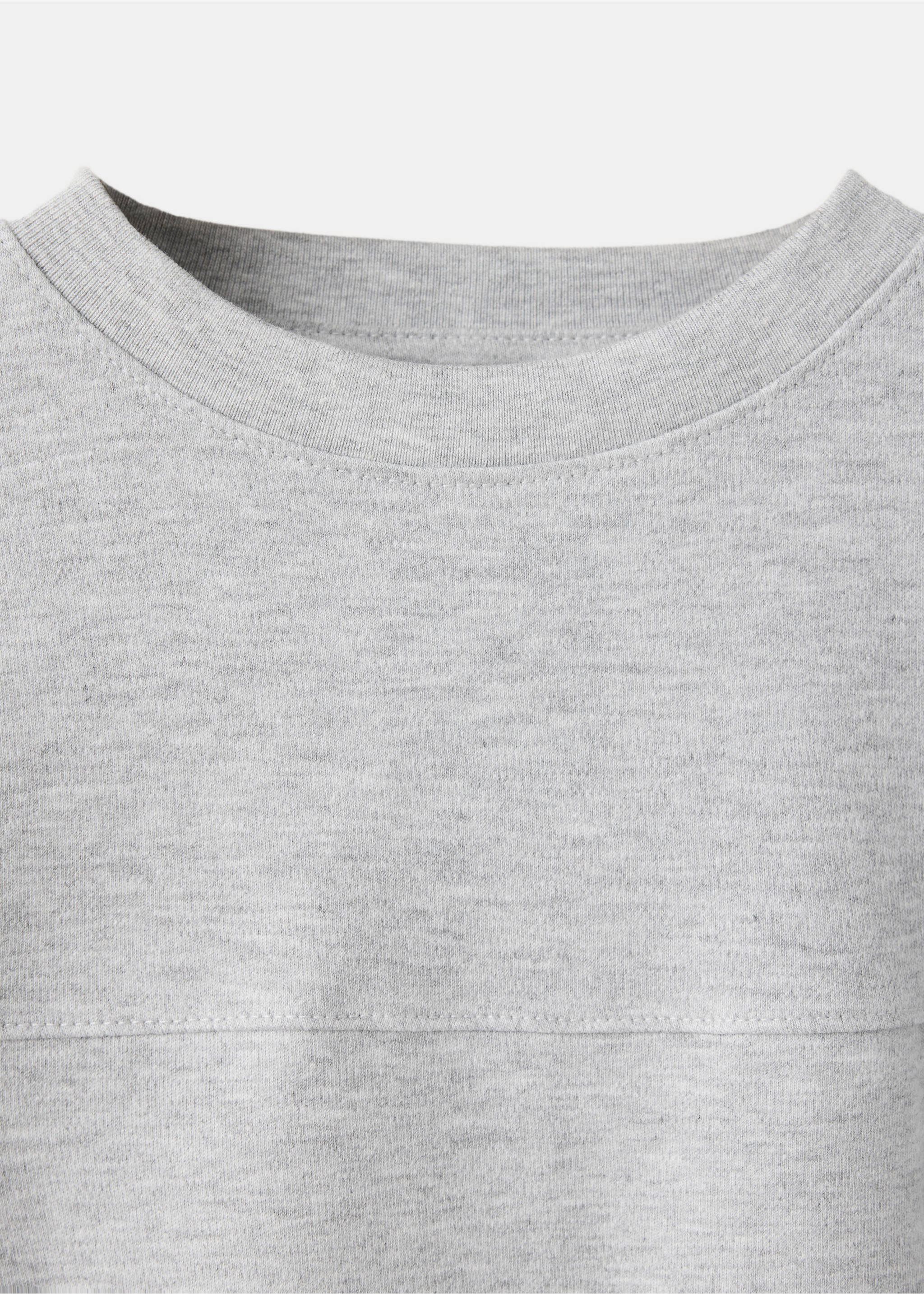 T-shirt coton coutures - Détail de l'article 0, Gris. Ref: 37064419-00.