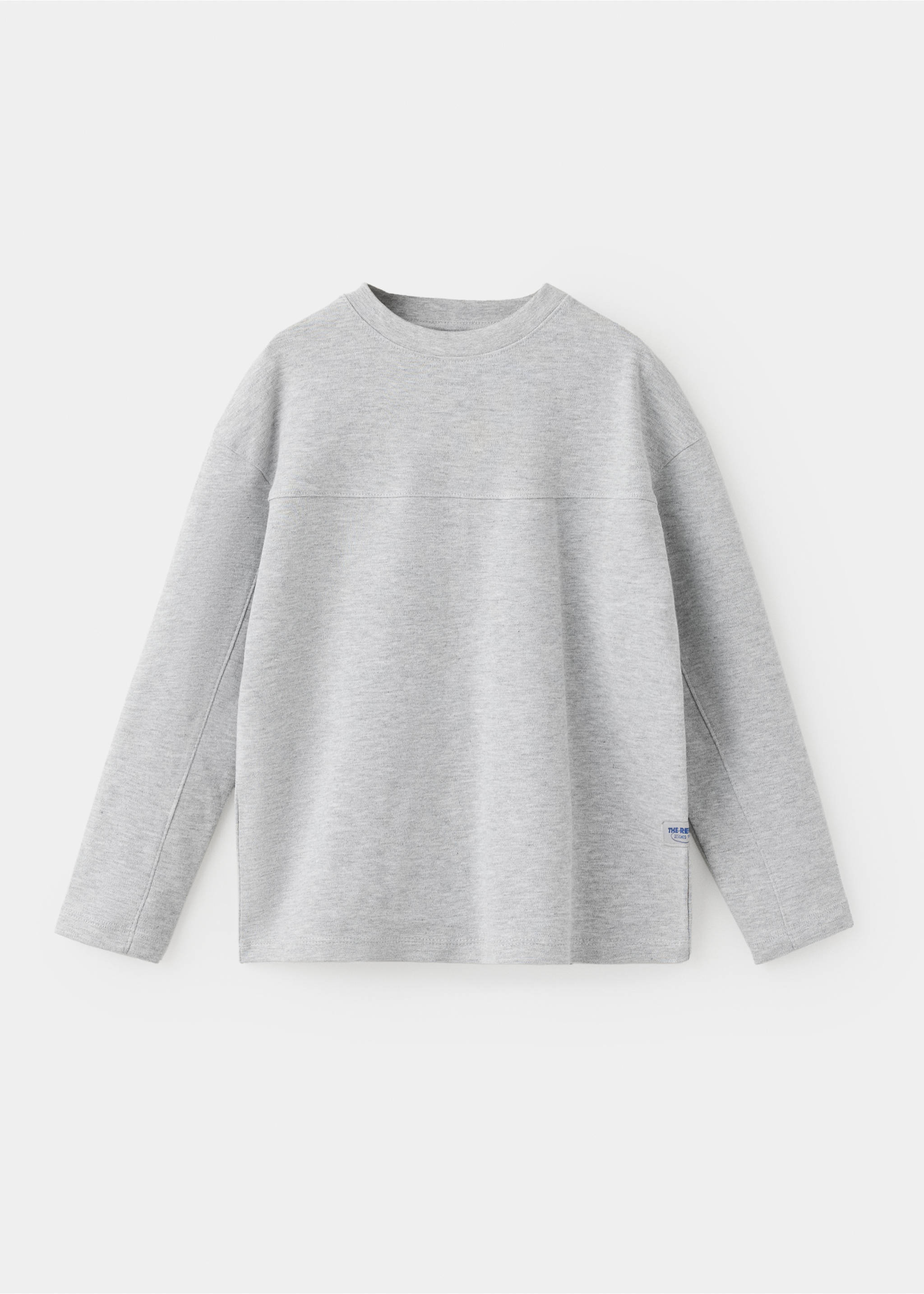 T-shirt coton coutures - Article sans modèle, Gris. Ref: 37064419-00.