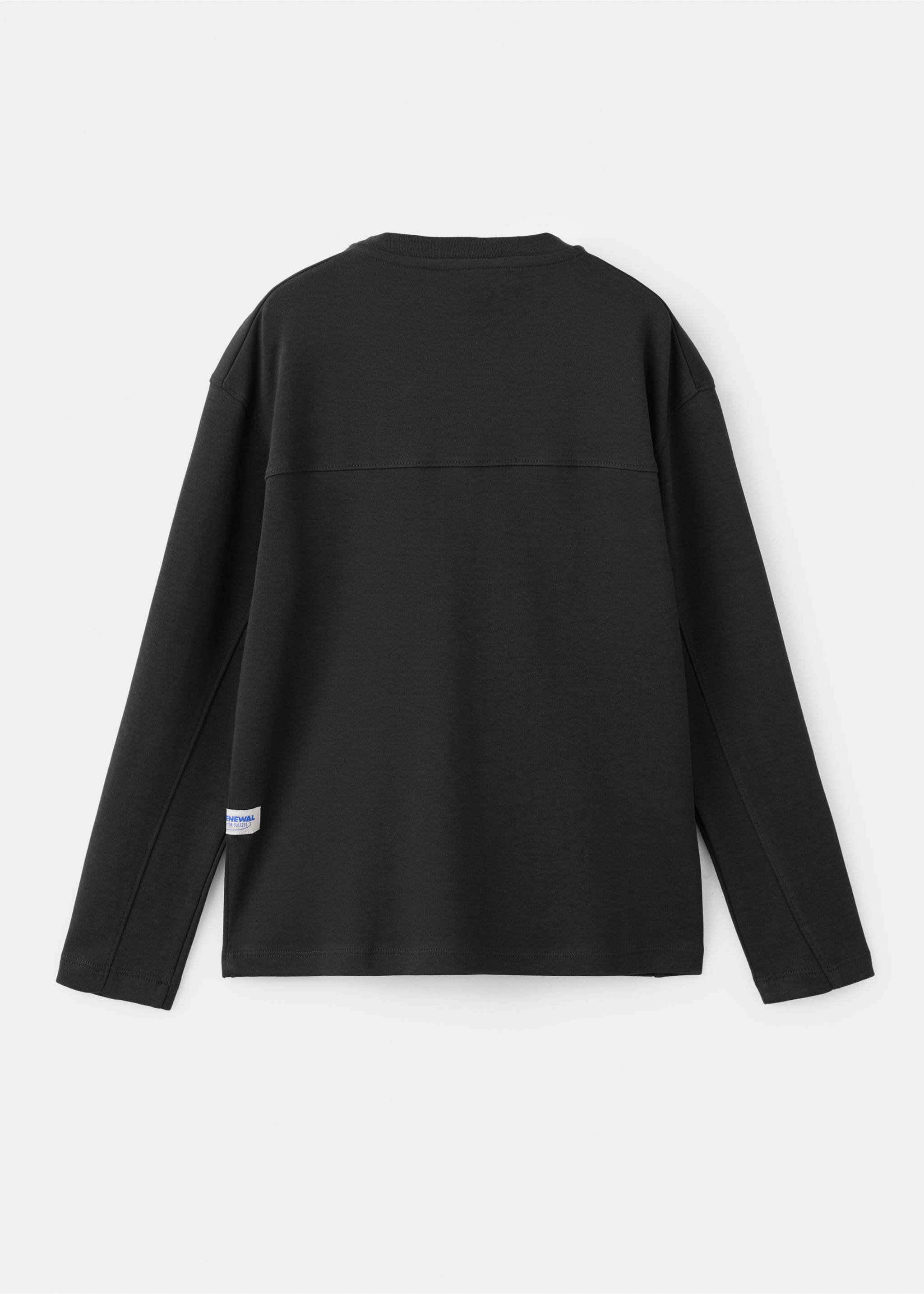 T-shirt nubasic - Reverse of the article, Black. Ref: 37064419-00.