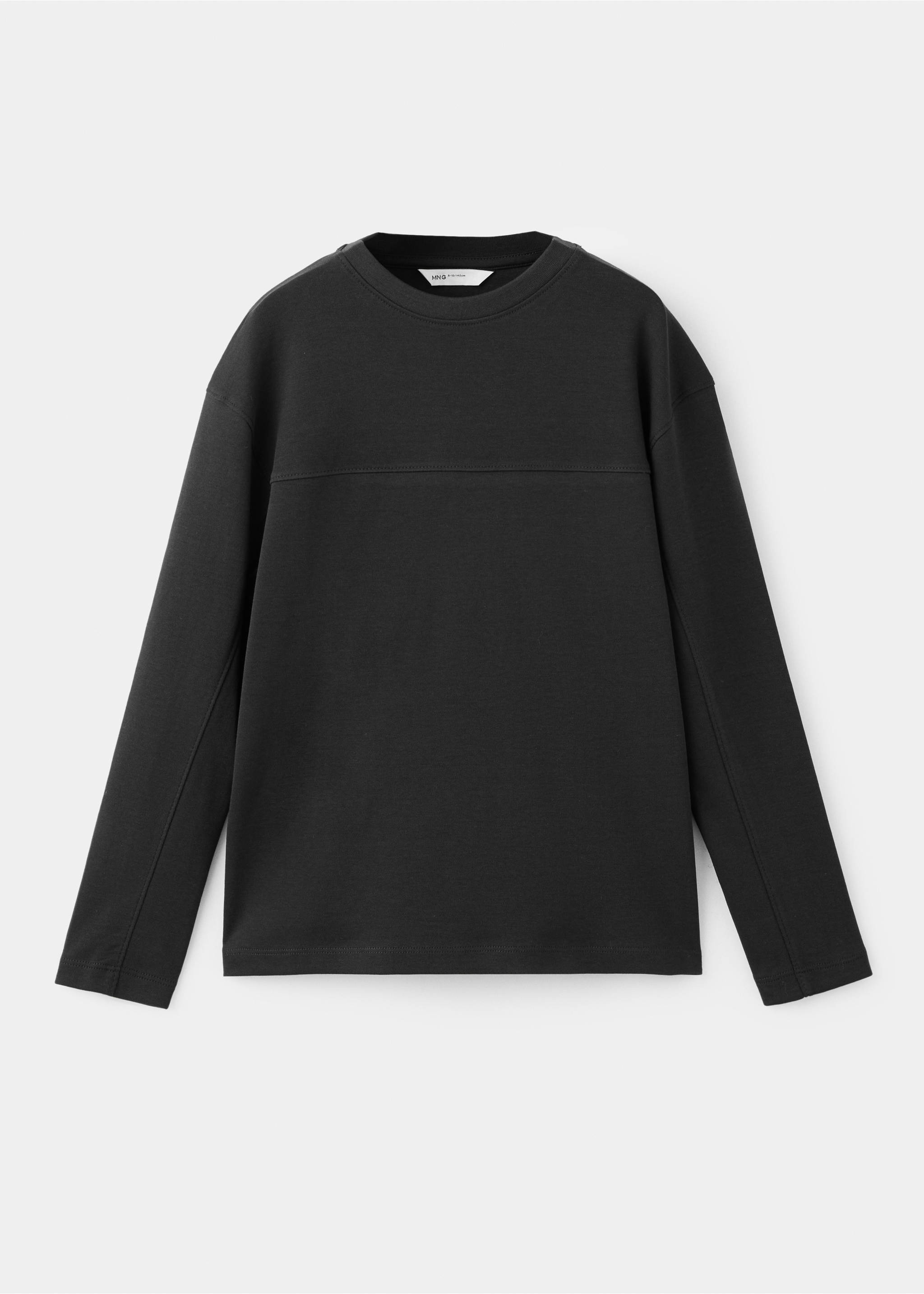 T-shirt nubasic - Article without model, Black. Ref: 37064419-00.
