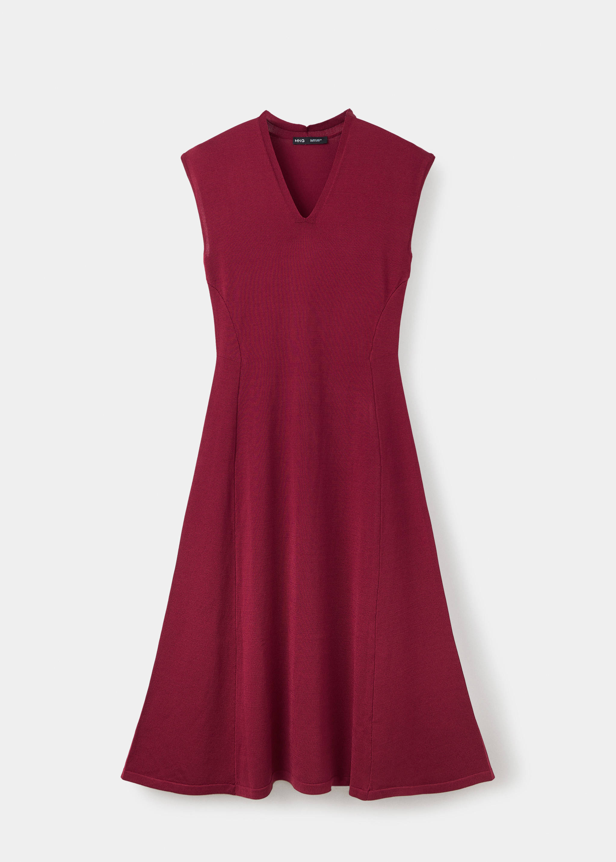 Robe en maille col V - Article sans modèle
