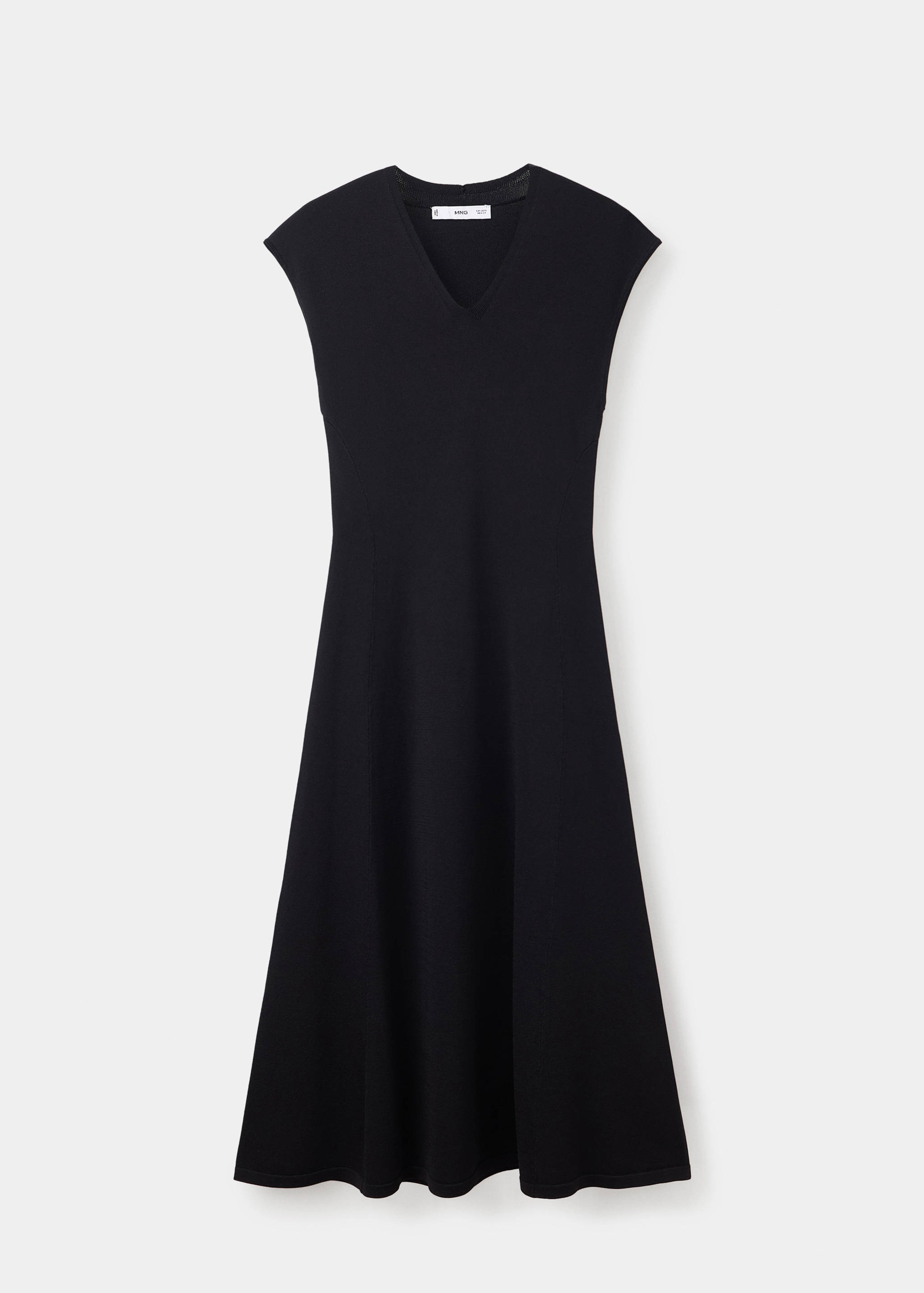 Robe en maille col V - Article sans modèle