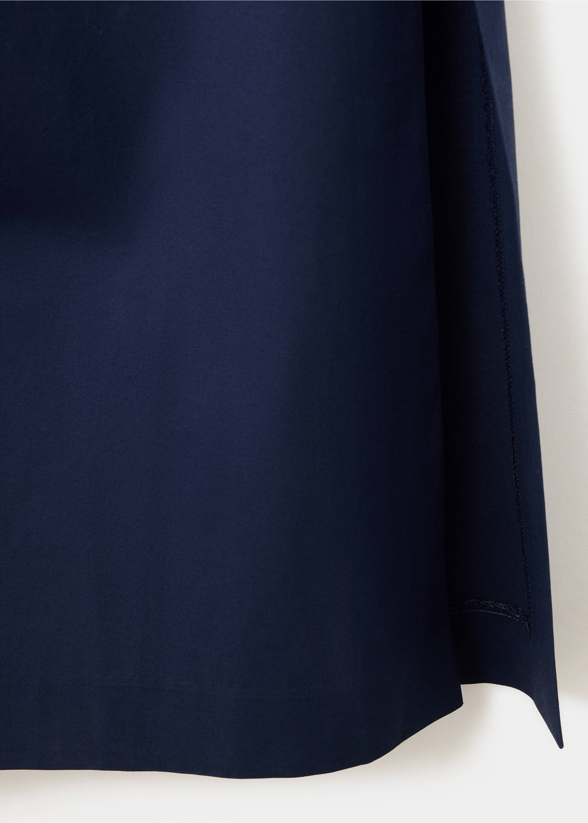 Asymmetrical pleated dress - Details of the article 0, Blue. Ref: 37064422-00.