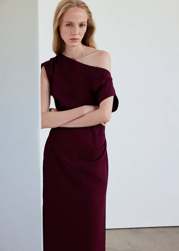 Asymmetrical pleated dress - thumbnail 2
