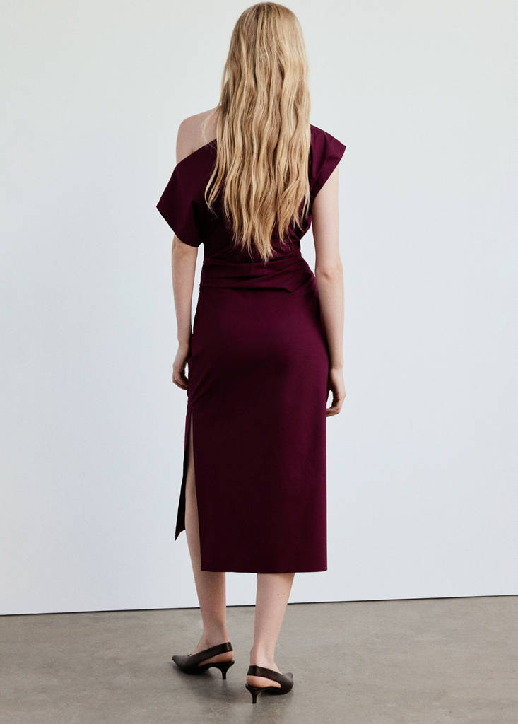 Asymmetrical pleated dress - thumbnail 3
