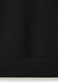 Fine-knit cotton sweater — Black 8