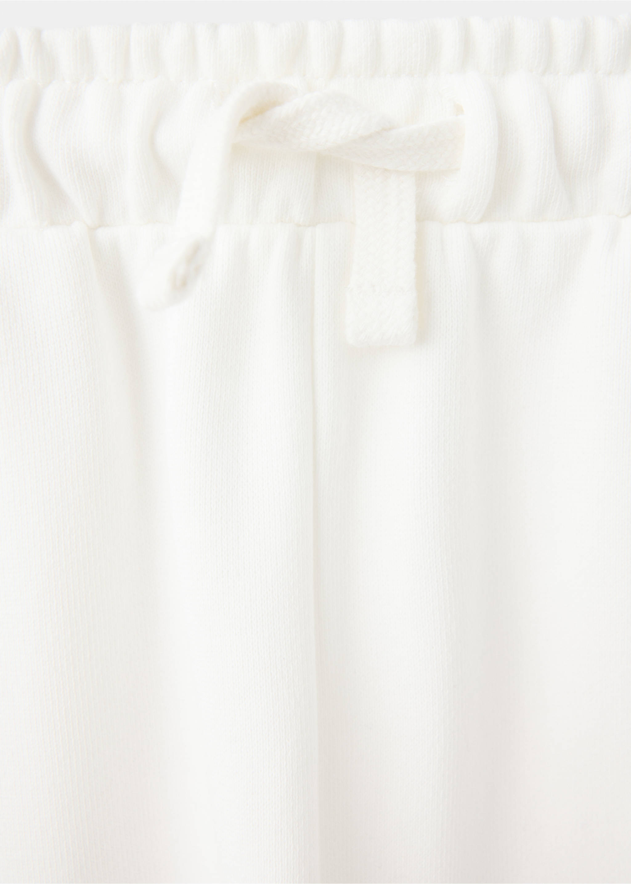 Cotton palazzo joggers - Details of the article 8, Off White. Ref: 37064428-00.