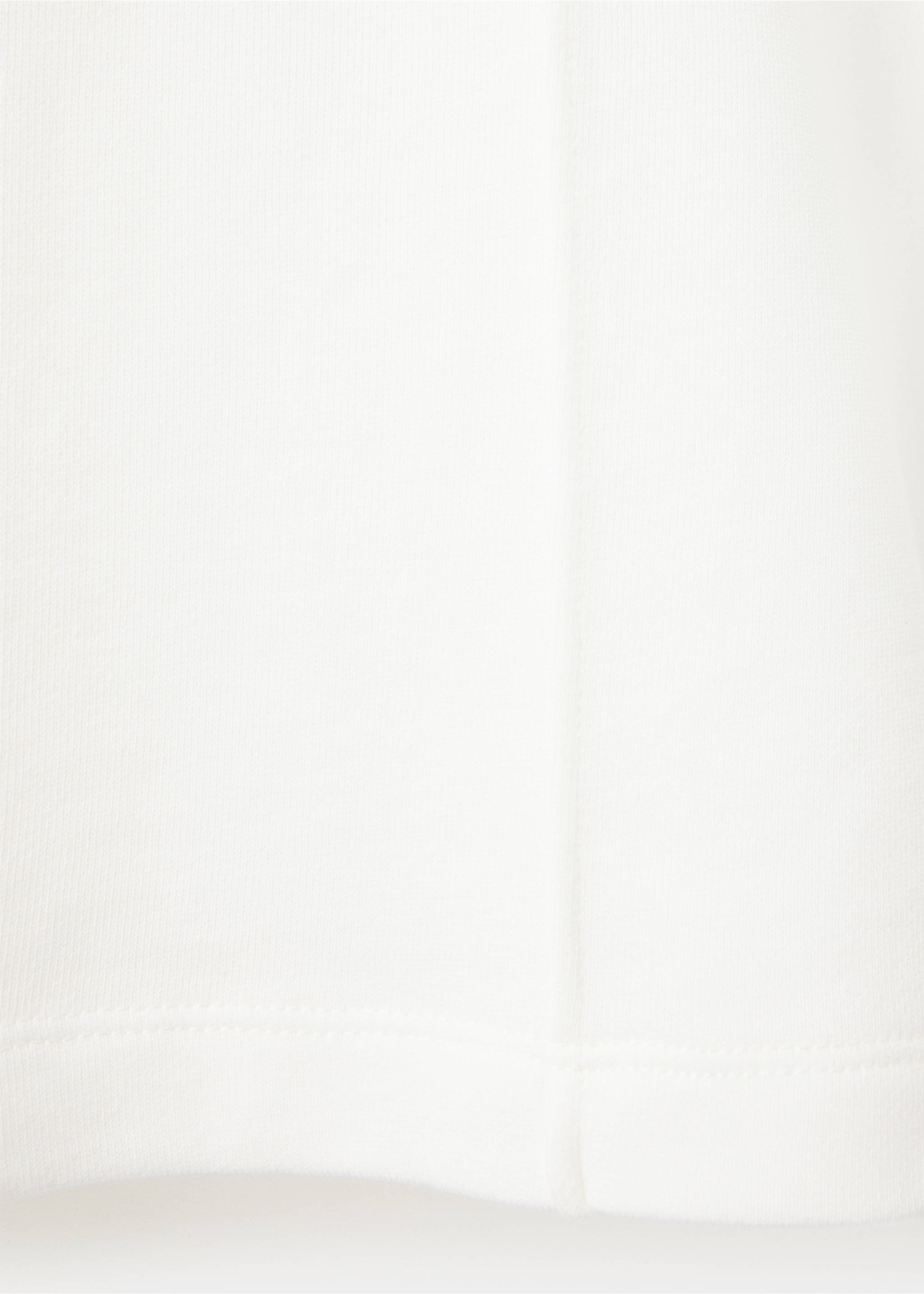 Cotton palazzo joggers - Details of the article 0, Off White. Ref: 37064428-00.