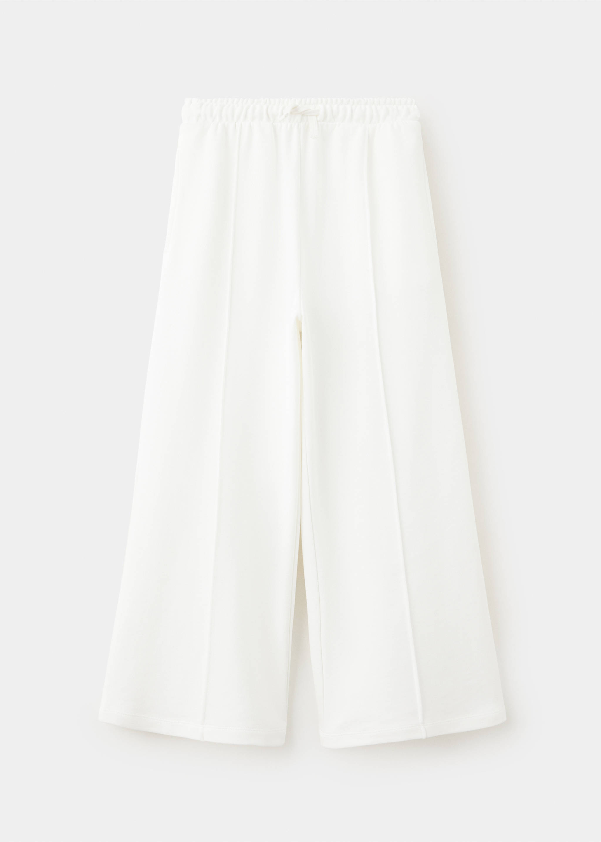 Cotton palazzo joggers - Article without model, Off White. Ref: 37064428-00.
