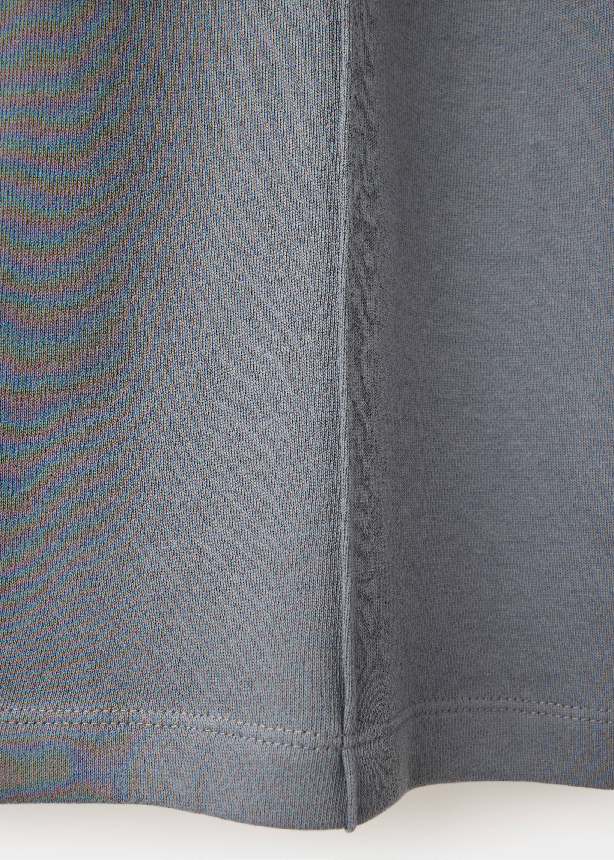 Cotton palazzo joggers - Details of the article 0, Charcoal. Ref: 37064428-00.
