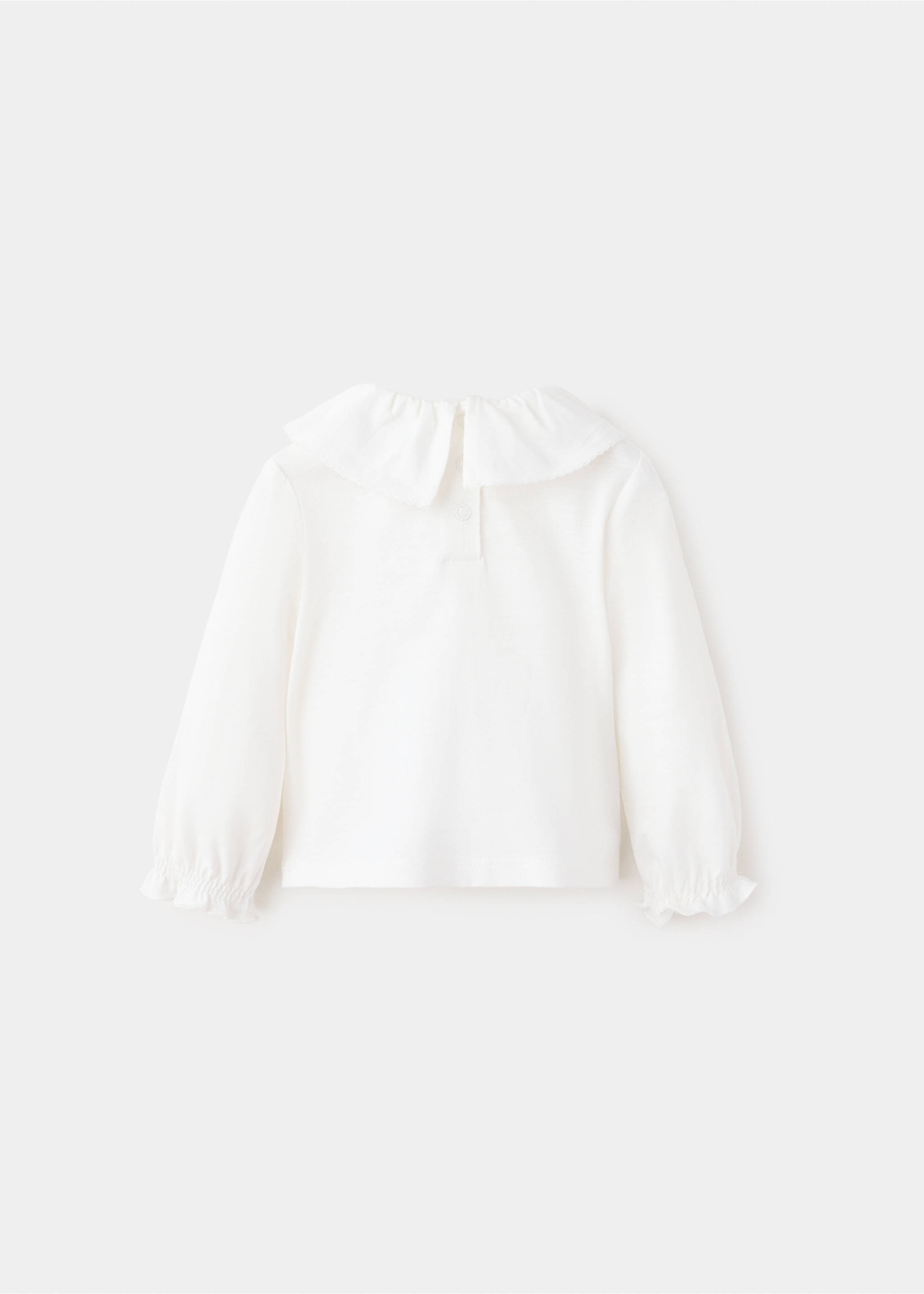 T-shirt wave - Verso de l’article, Blanc cassé. Ref: 37064429-00.