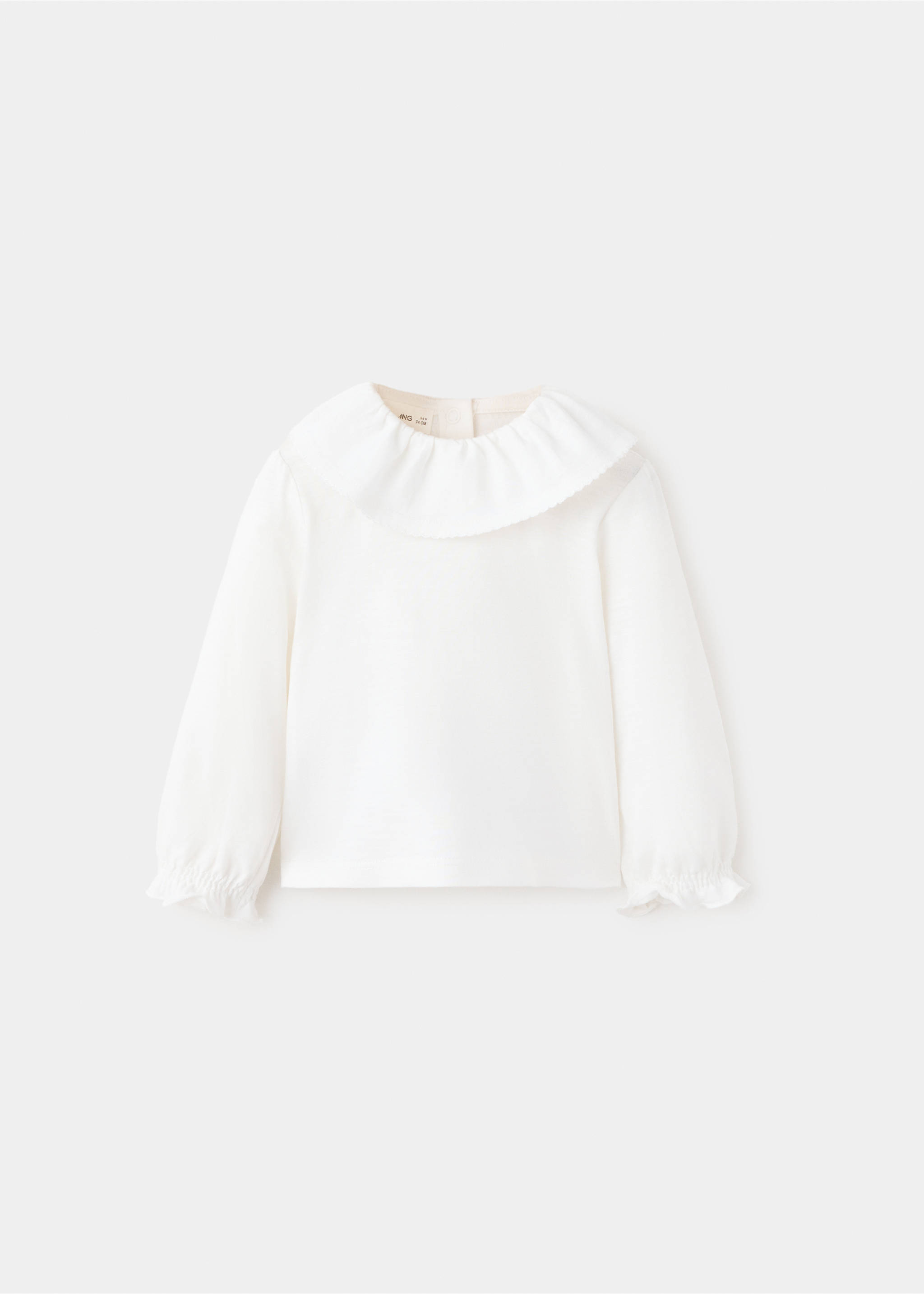 T-shirt wave - Article sans modèle, Blanc cassé. Ref: 37064429-00.