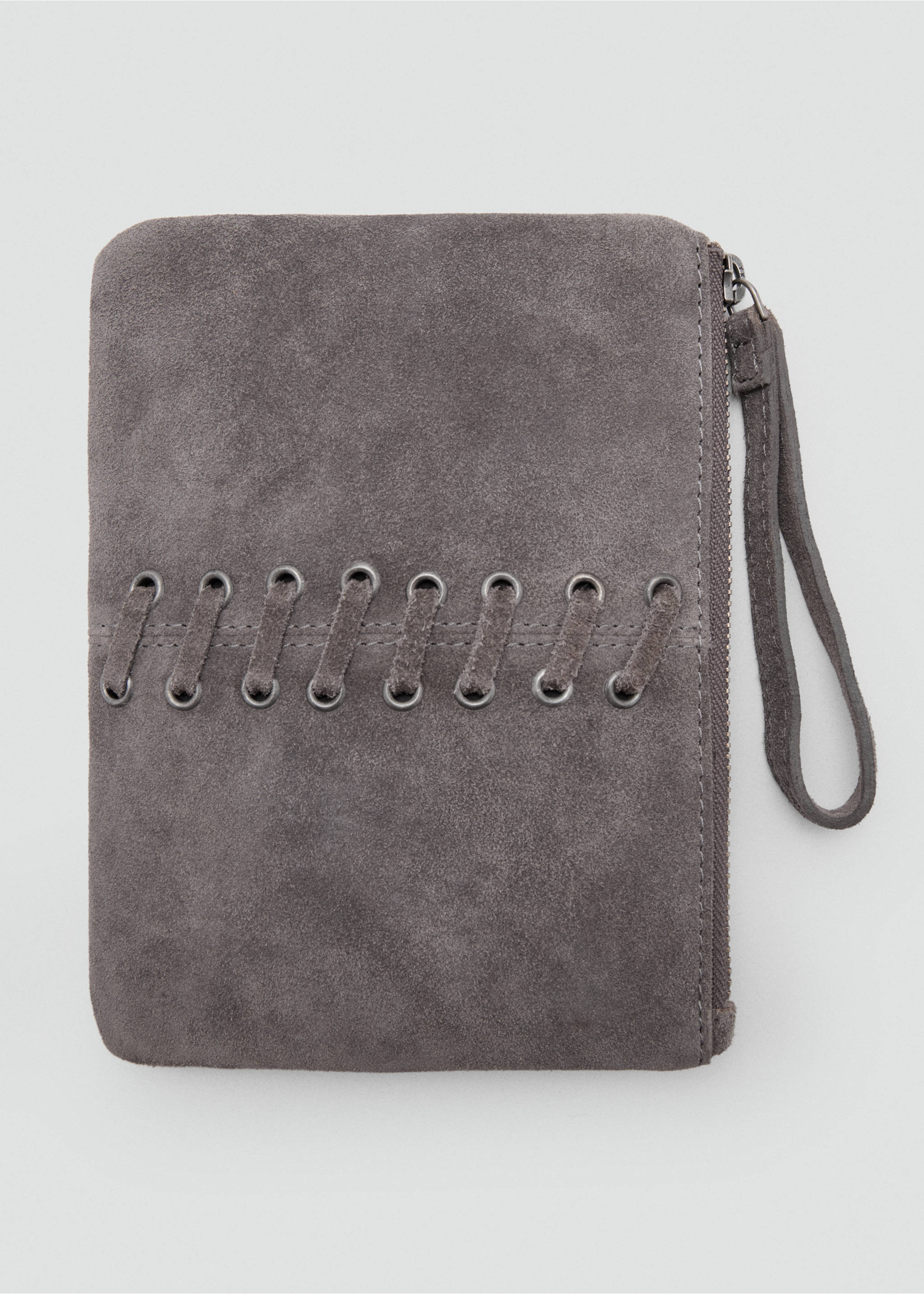 Pochette cloutch - Détail de l'article 1, Gris. Ref: 37064430-00.