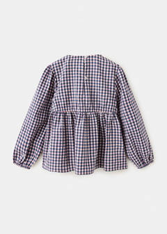 Smocked vichy blouse — Violet 5