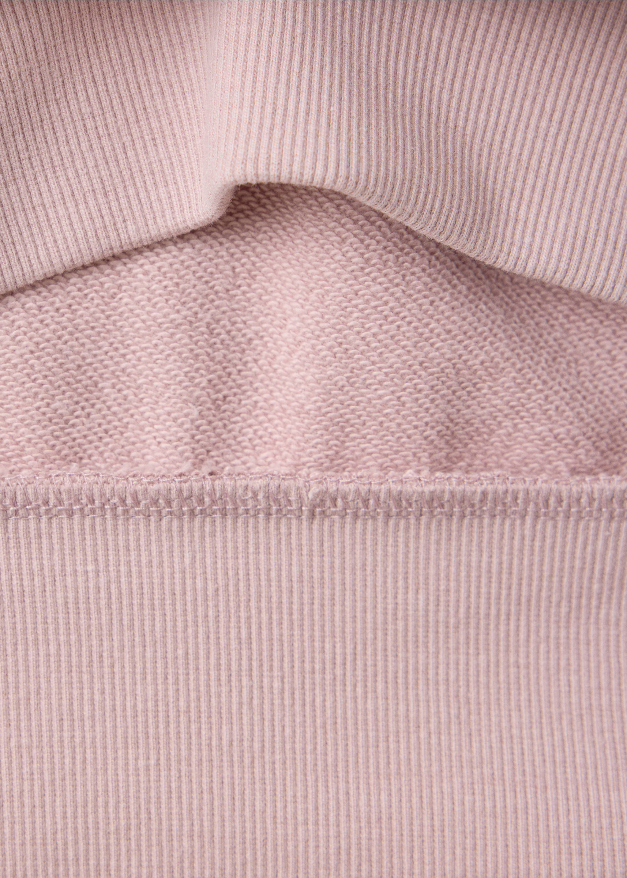 Star print cotton sweatshirt - Details of the article 0, Pink. Ref: 37064432-00.
