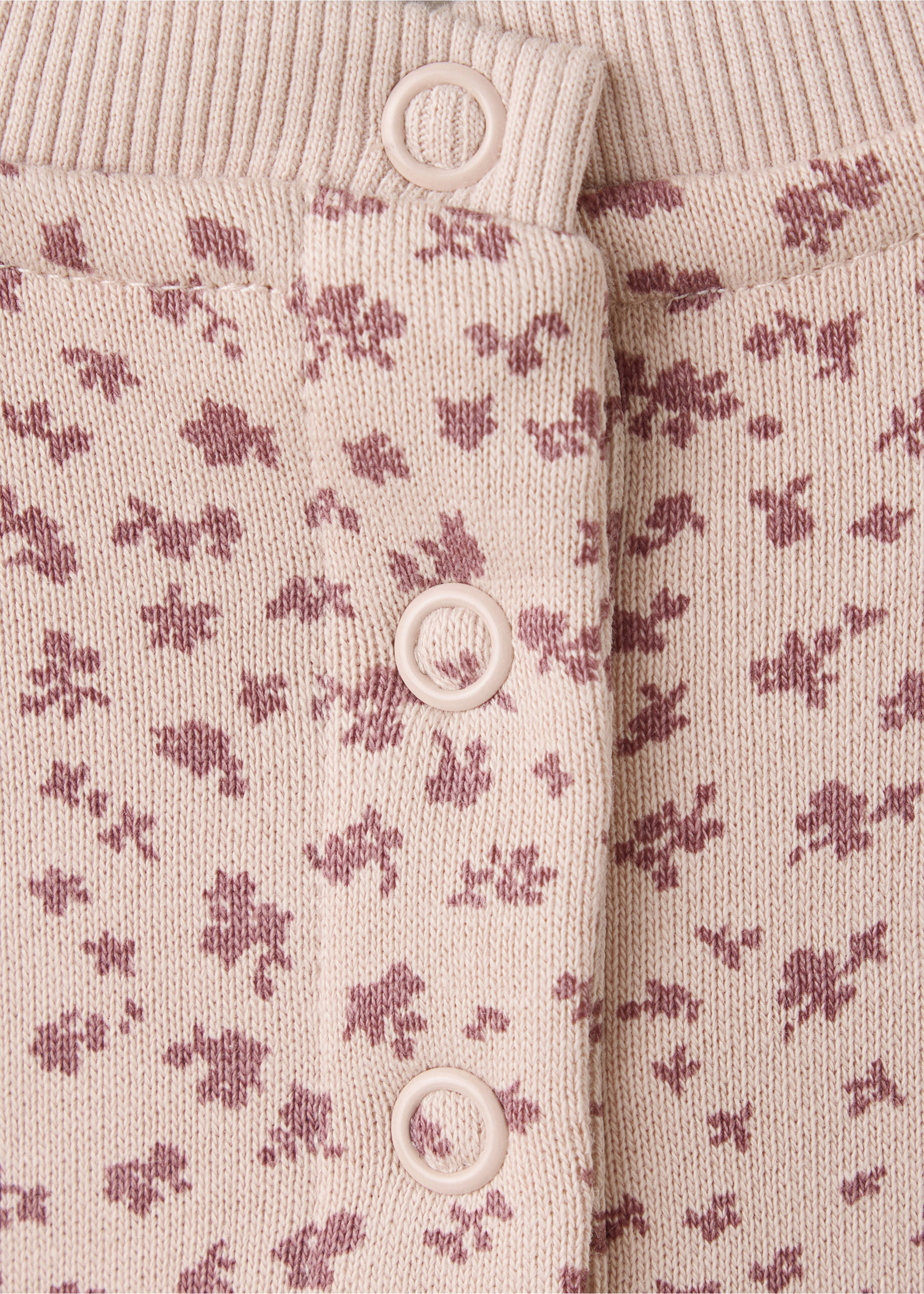 Bedrucktes Sweatshirt aus Baumwolle mit Blumenprint - Detail des Artikels 8, Rosa. Ref: 37064434-00.