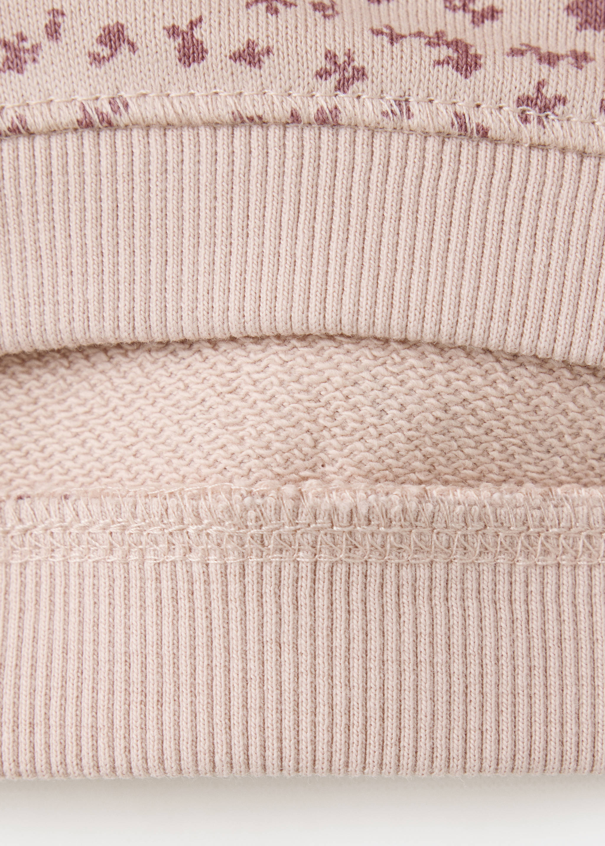 Bedrucktes Sweatshirt aus Baumwolle mit Blumenprint - Detail des Artikels 0