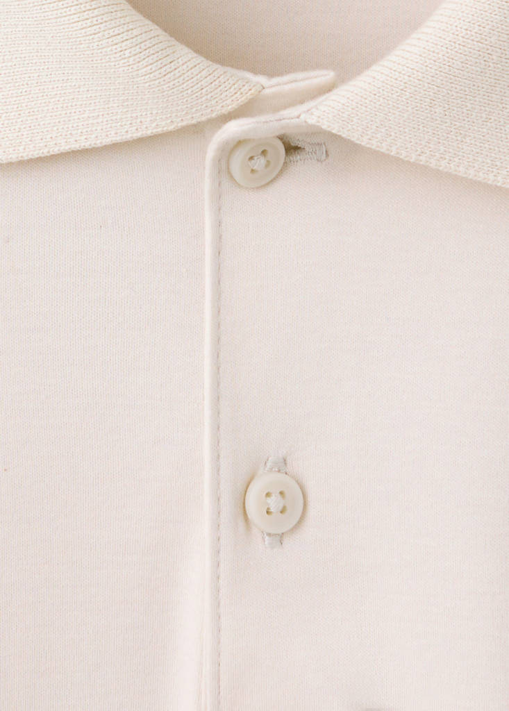 Regular-fit cotton polo shirt — Light/Pastel Grey