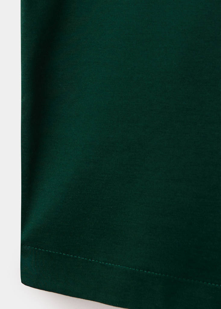 Regular-fit cotton polo shirt — Billiard Green