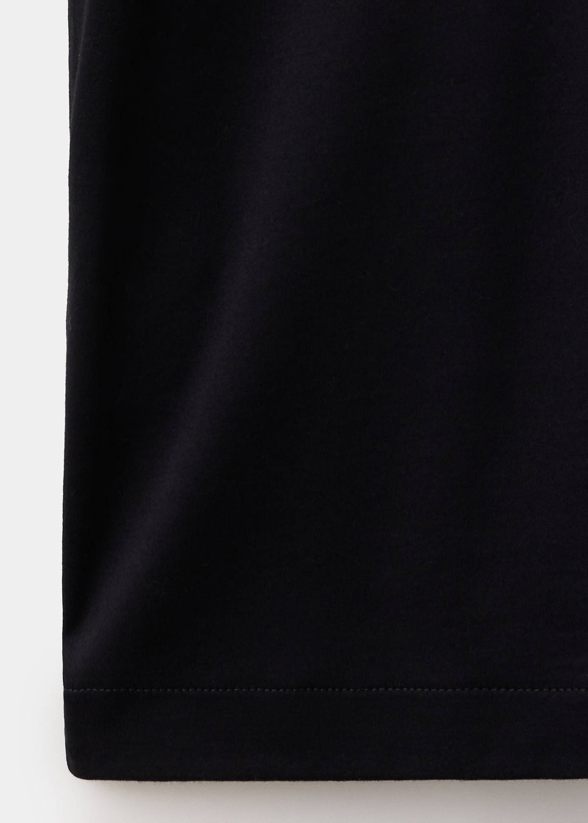Regular-fit cotton polo shirt — Black