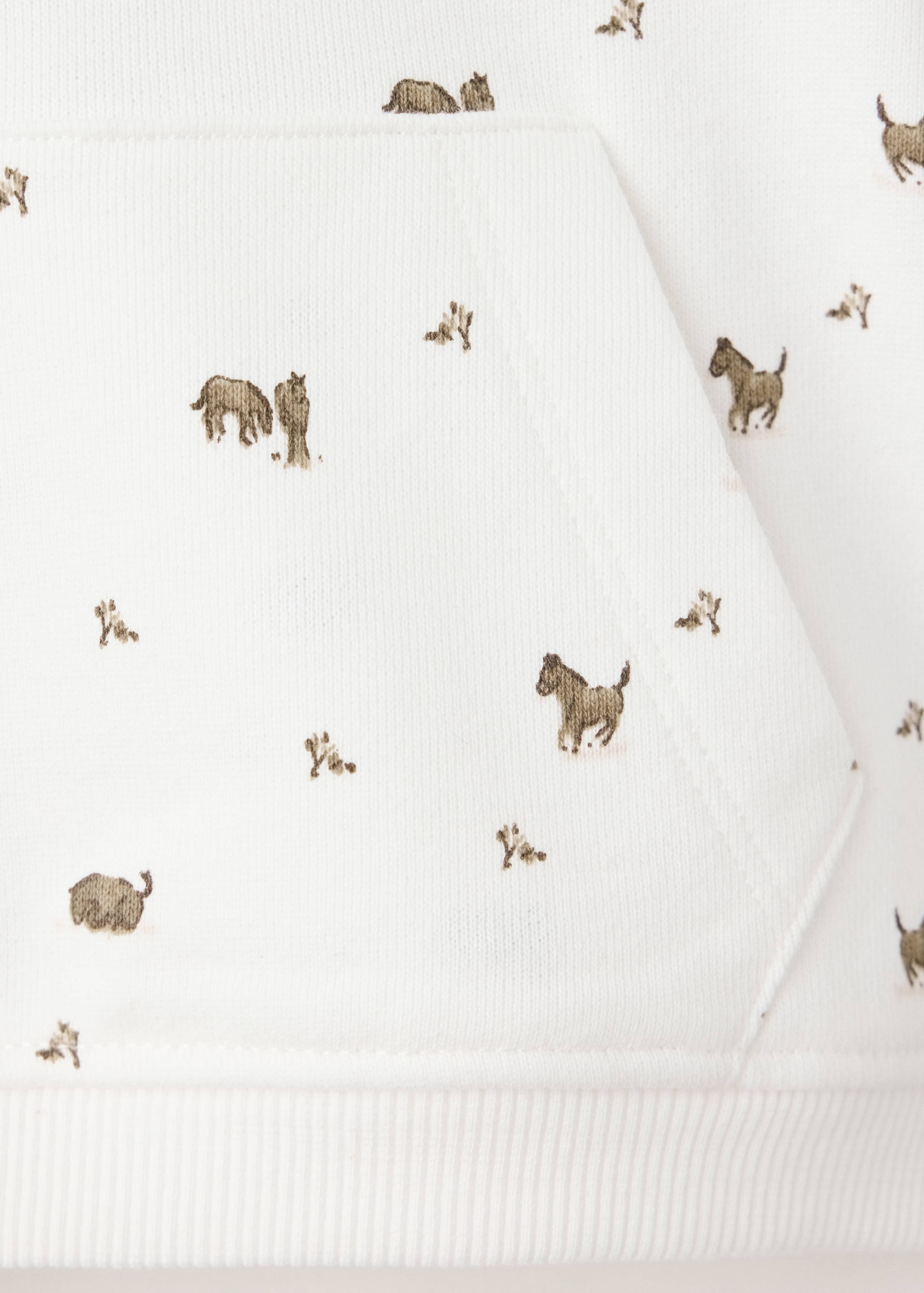 Printed cotton sweatshirt - Details of the article 8