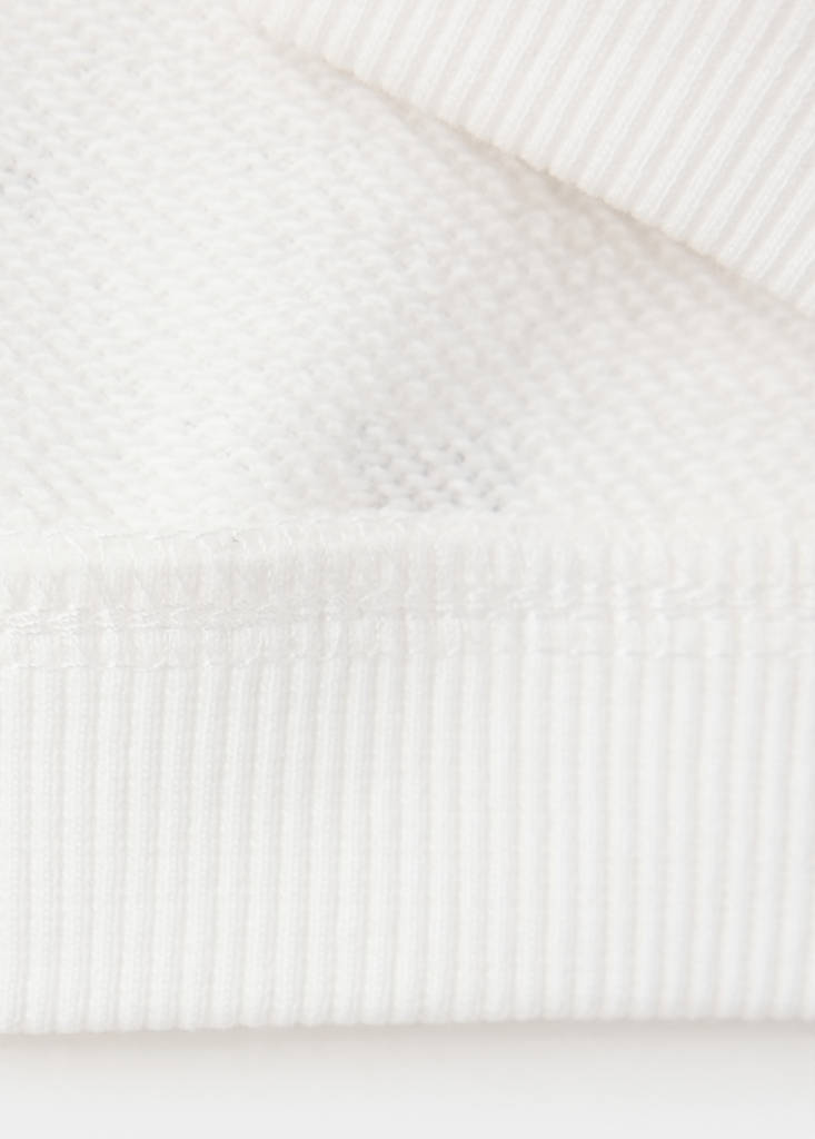 Printed cotton sweatshirt — Off White