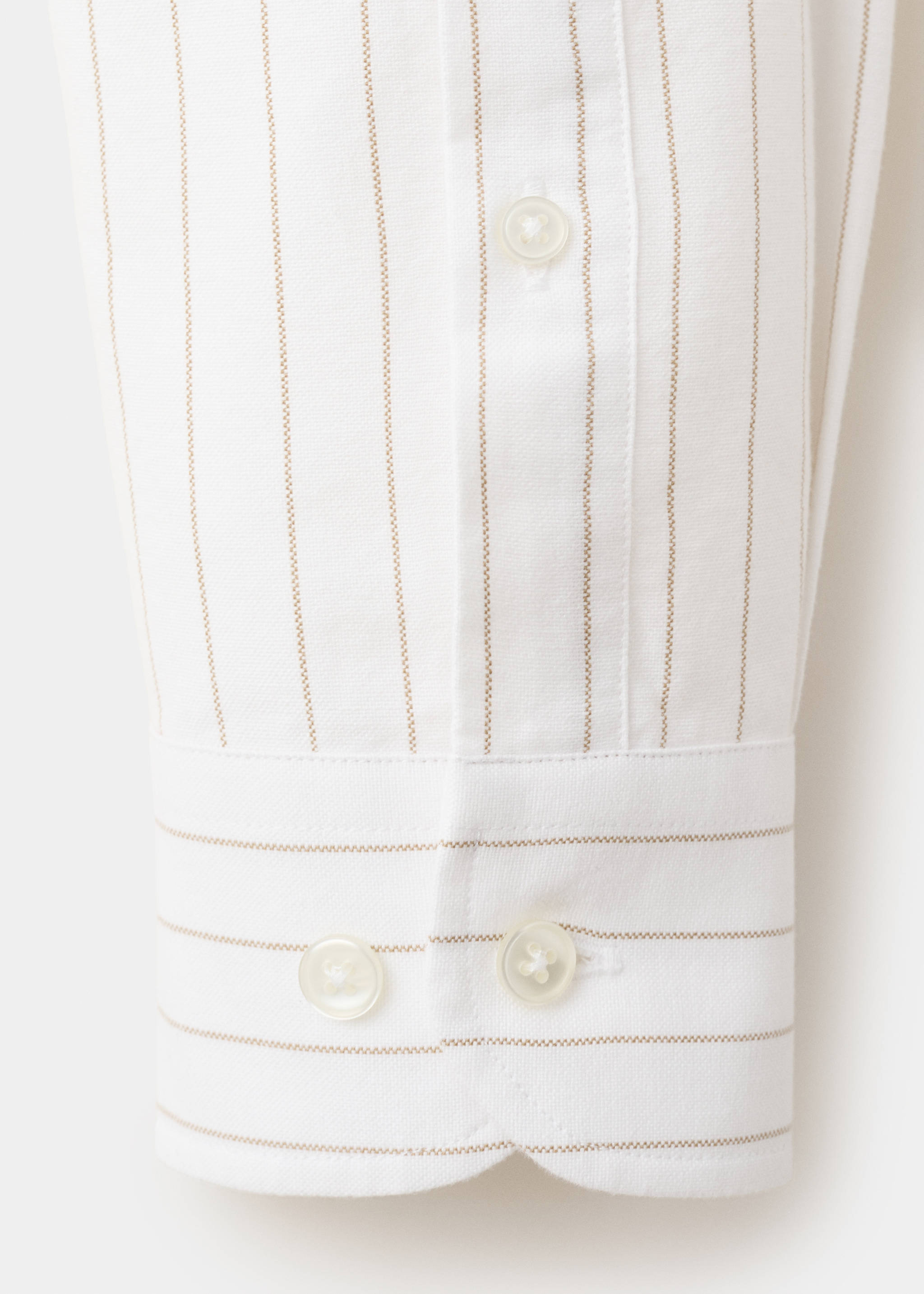 100% cotton striped shirt - Details of the article 0