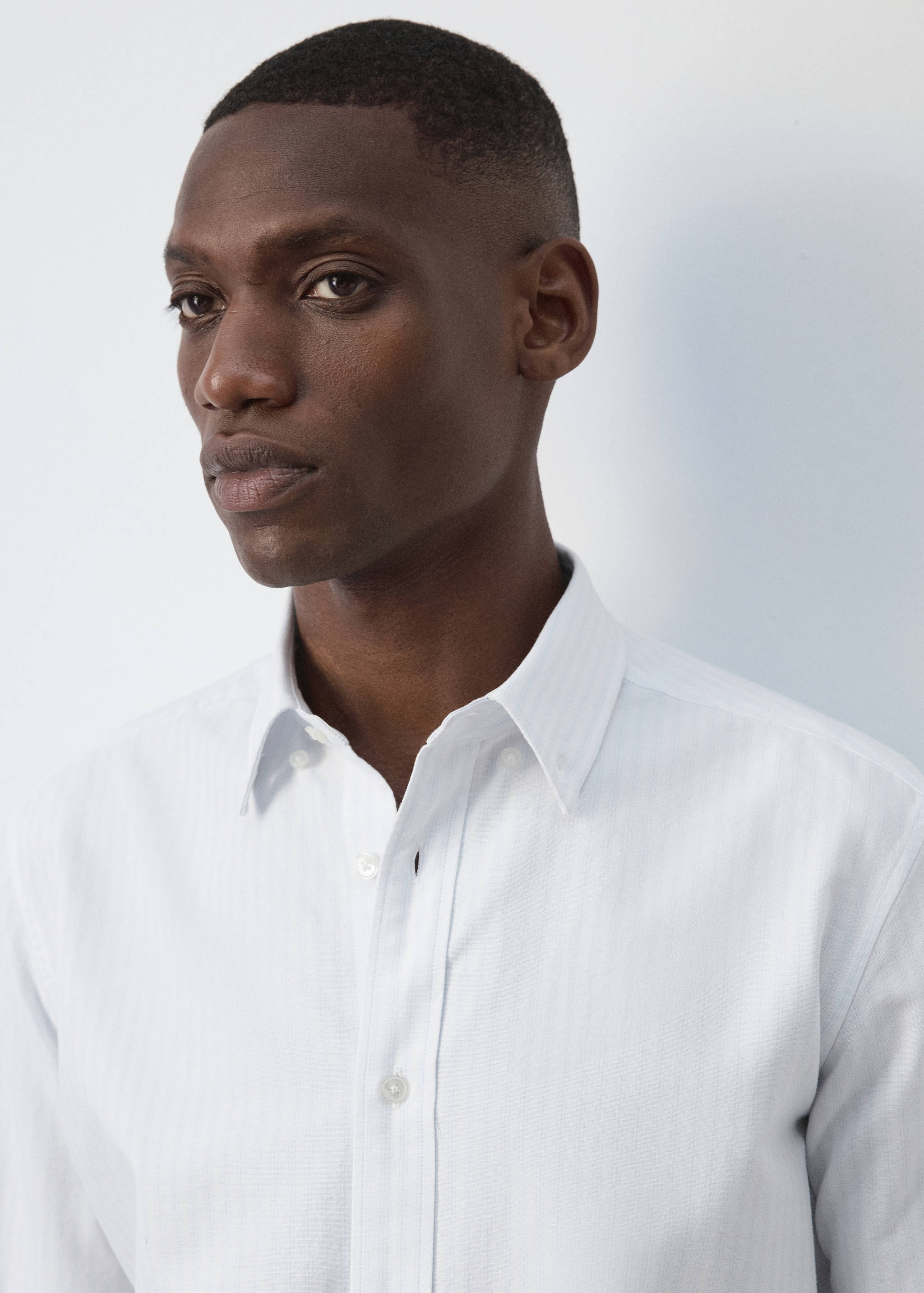 100% cotton striped shirt - Details of the article 1