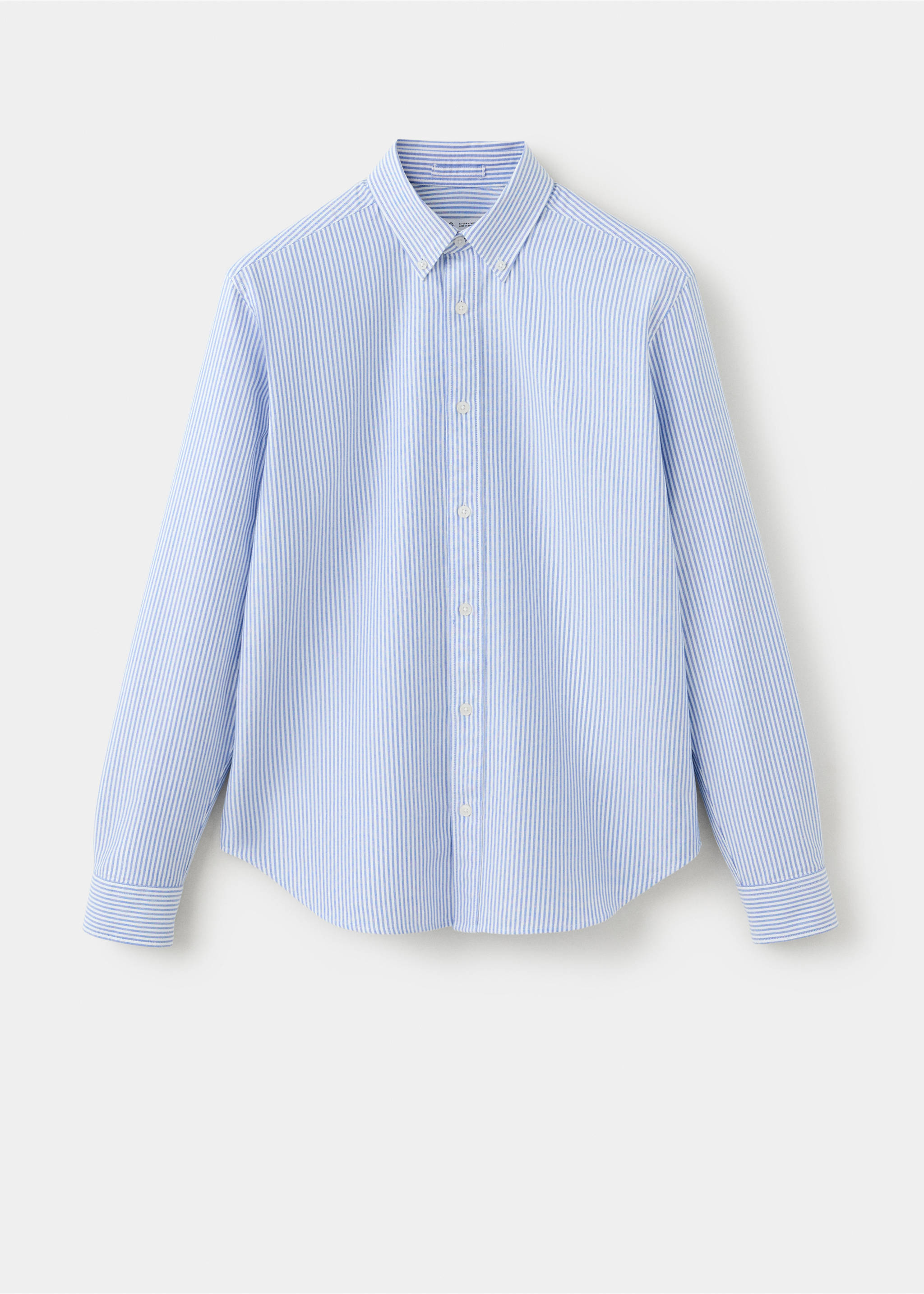100% cotton striped shirt - Article without model, Dark Navy. Ref: 37064437-00.