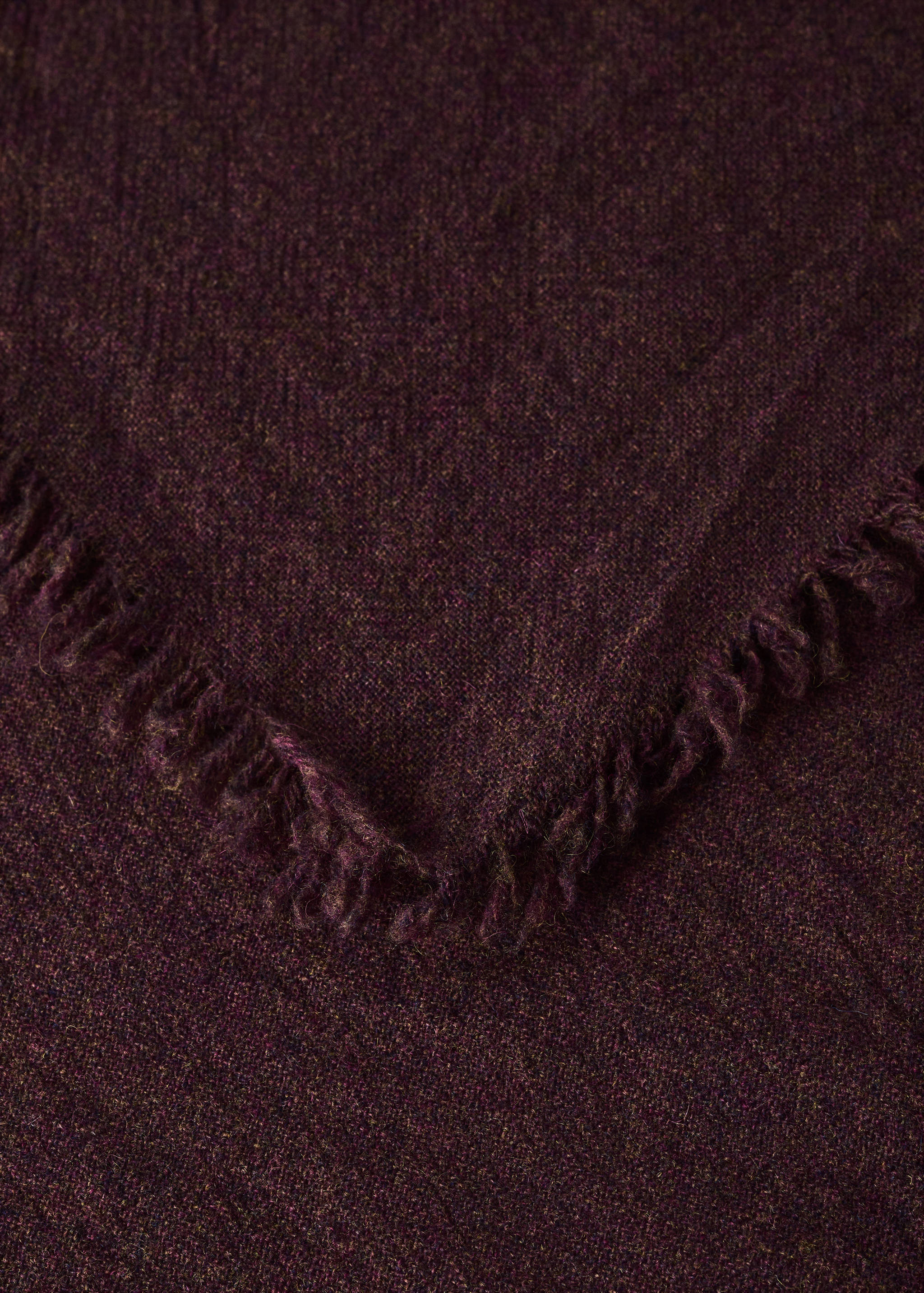 Couverture en laine détail franges - Détail de l'article 2