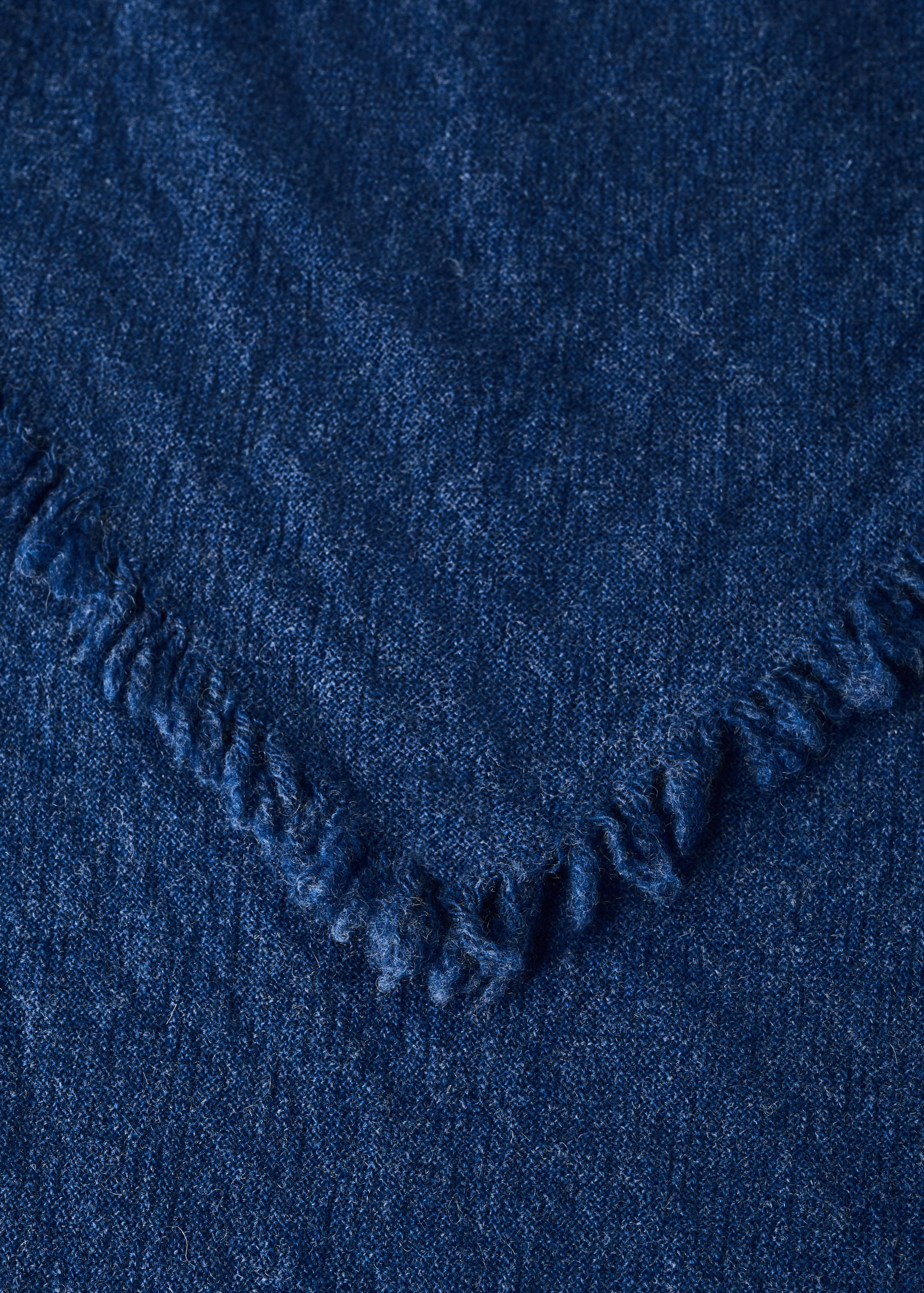 Couverture en laine détail franges - Détail de l'article 2