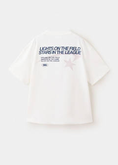 Printed oversize t-shirt — White 5