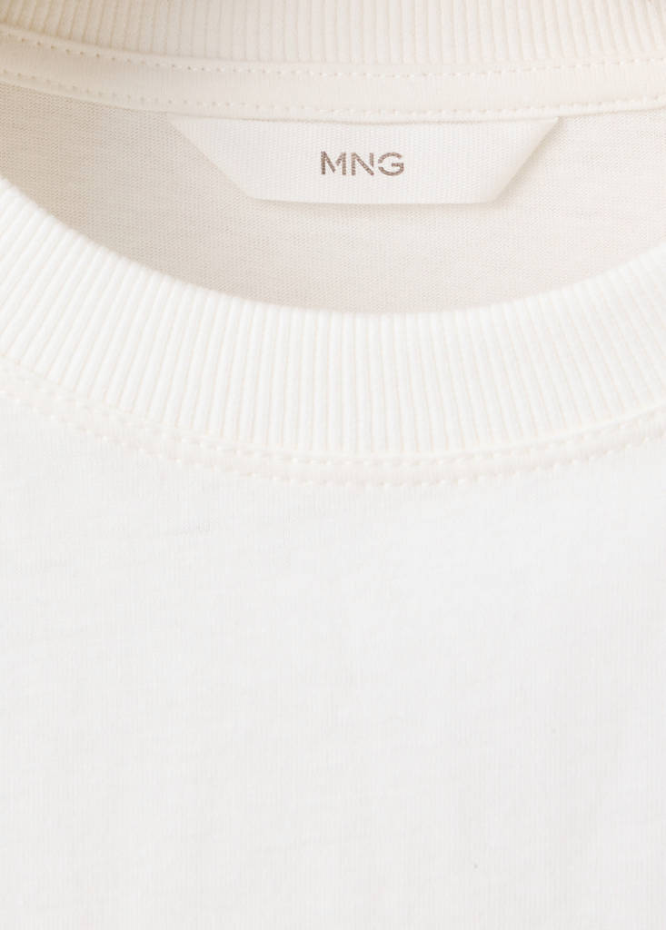 Printed oversize t-shirt — White
