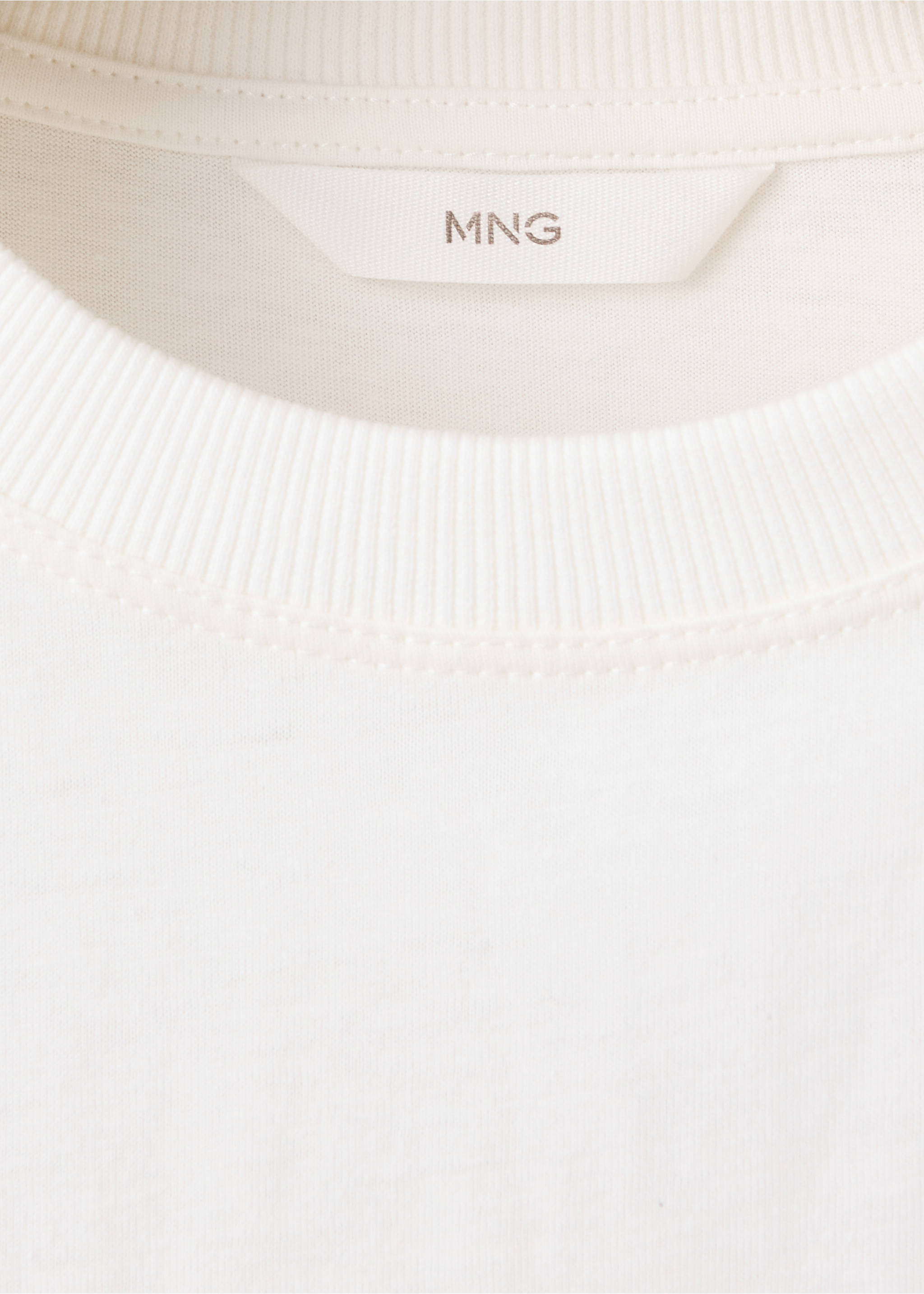 T-shirt oversize imprimé - Détail de l'article 8, Blanc. Ref: 37064439-00.
