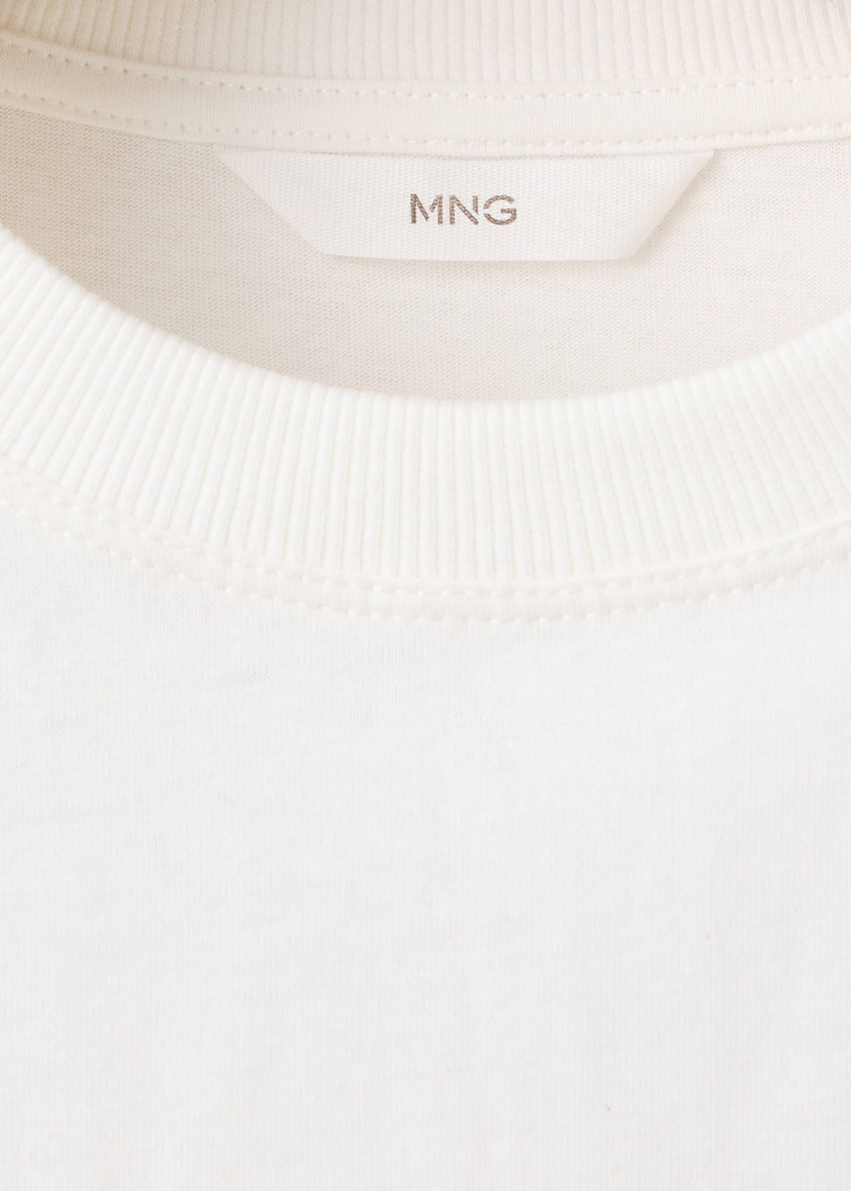 Printed oversize t-shirt — White