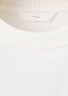 Printed oversize t-shirt — White 4