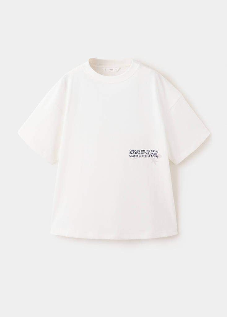 Printed oversize t-shirt — White