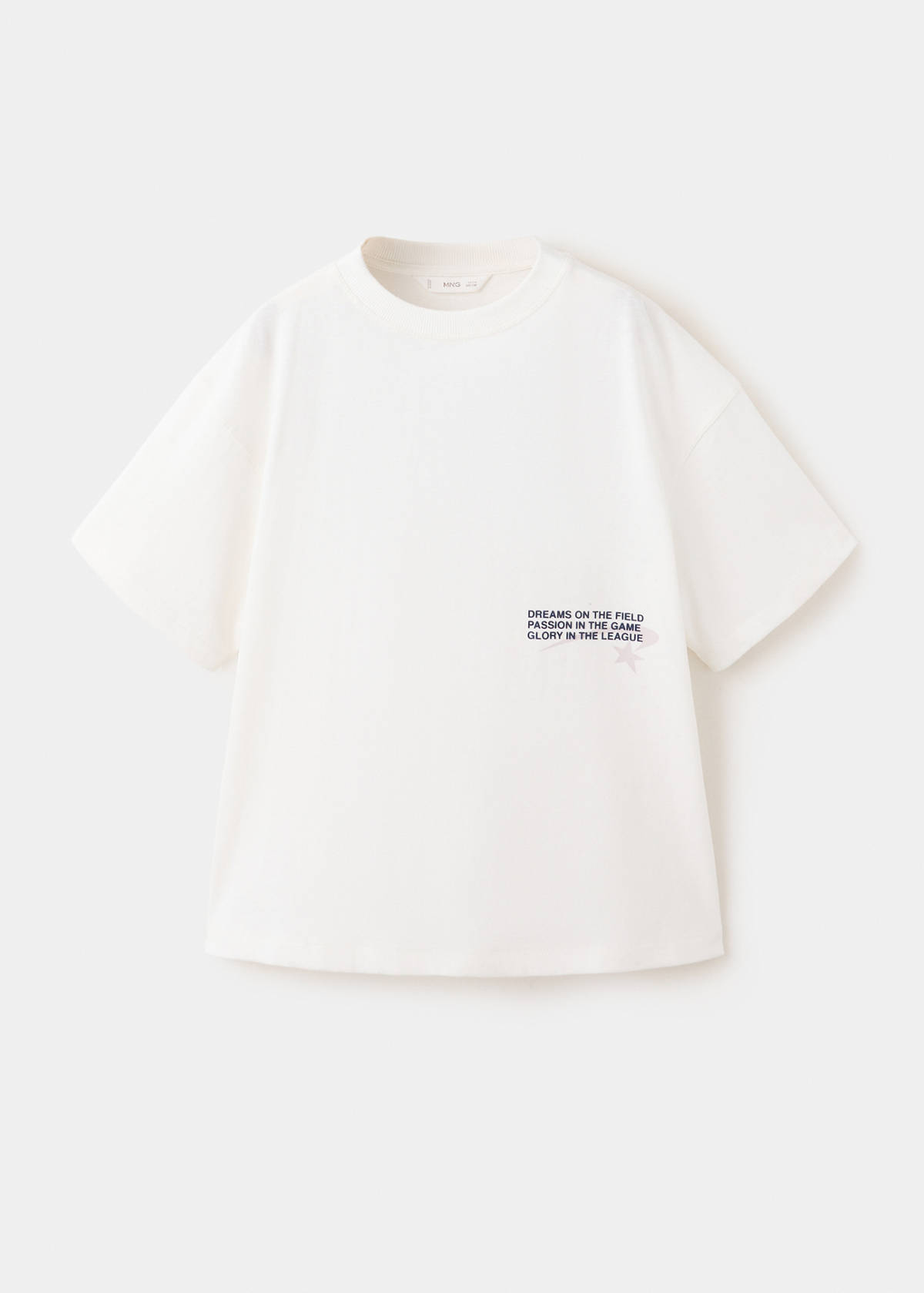 Printed oversize t-shirt — White