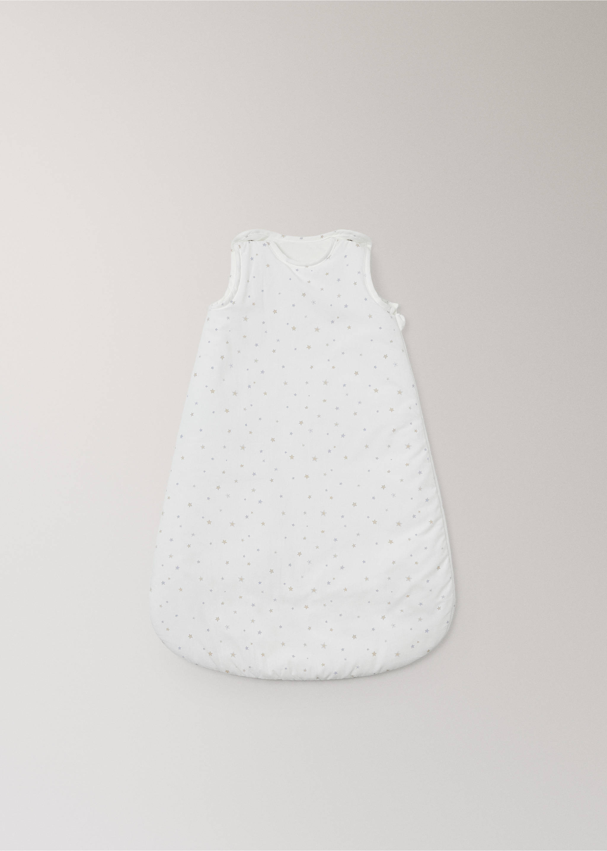 Cotton star-print carry bag - Article without model, Grey. Ref: 37064453-00.