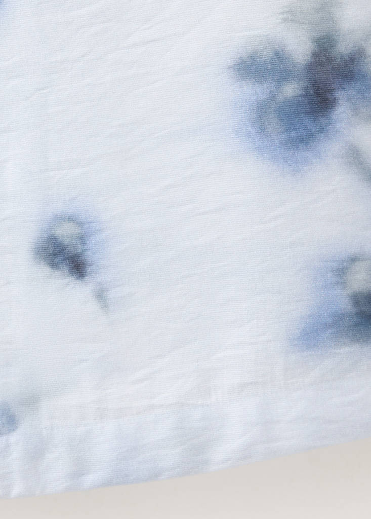 Regular-fit floral print shirt — Blue