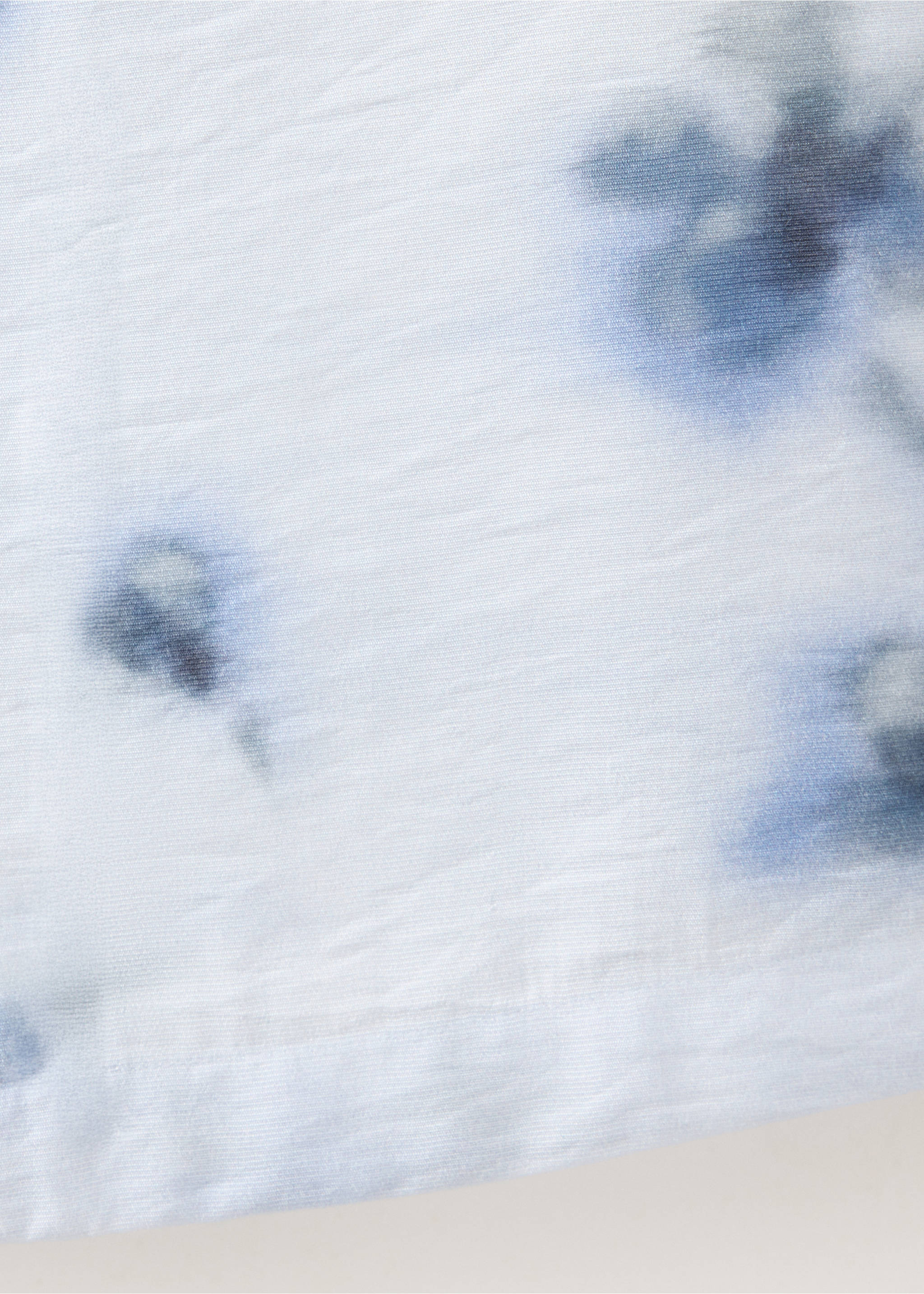 Camisa regular fit estampado floral - Detalle del artículo 0, Azul. Ref: 37064454-00.