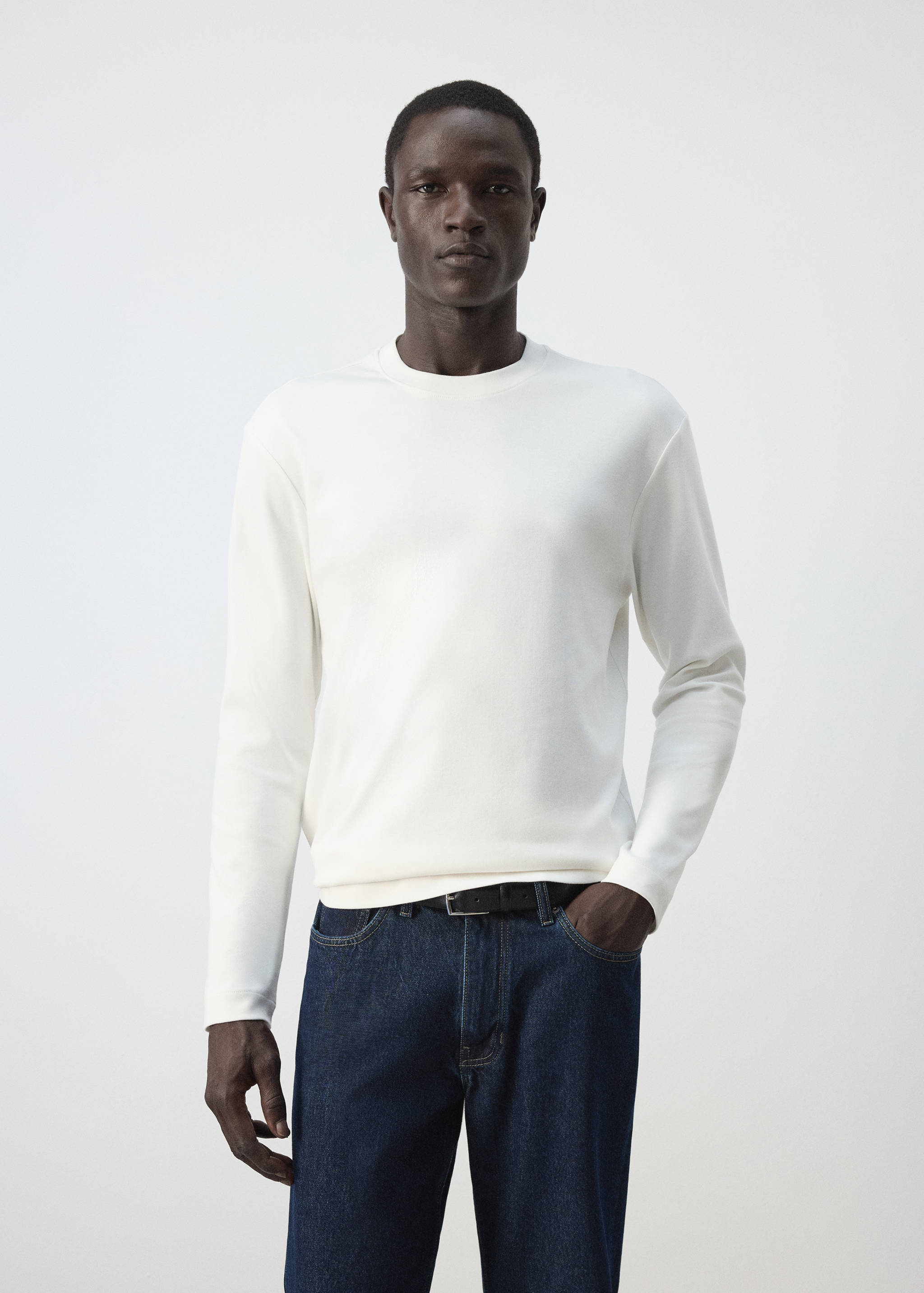 T-shirt 100 % coton regular-fit - Plan moyen